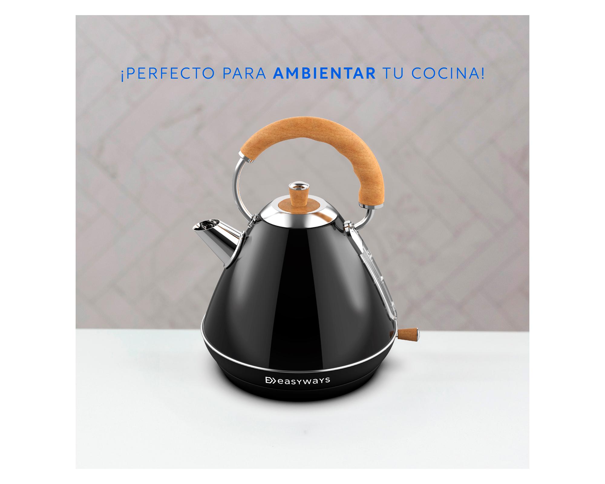 Hervidor Design negro 1.7 lt-2