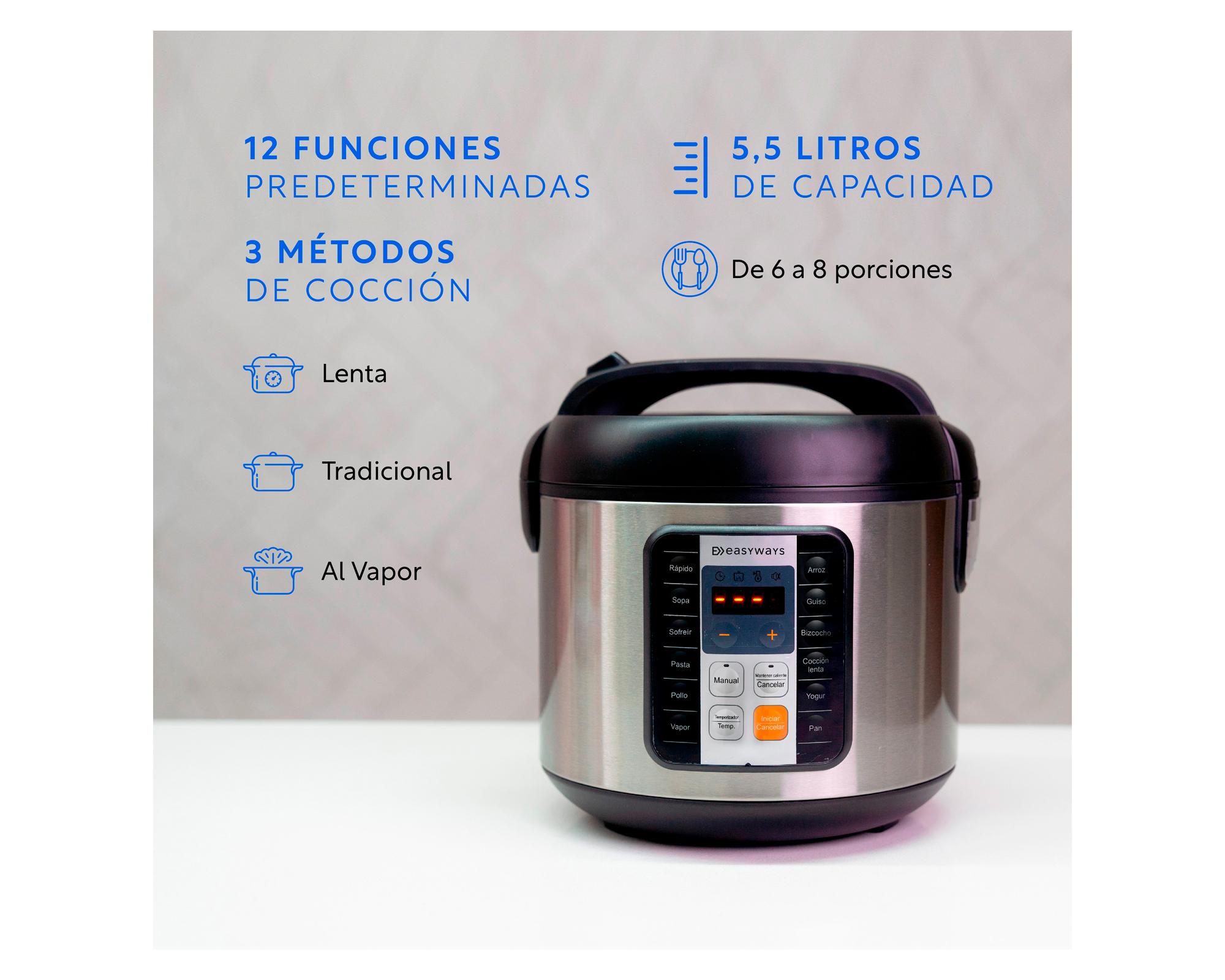 Olla cocción MultiCooker Pro 5.5 lt-2