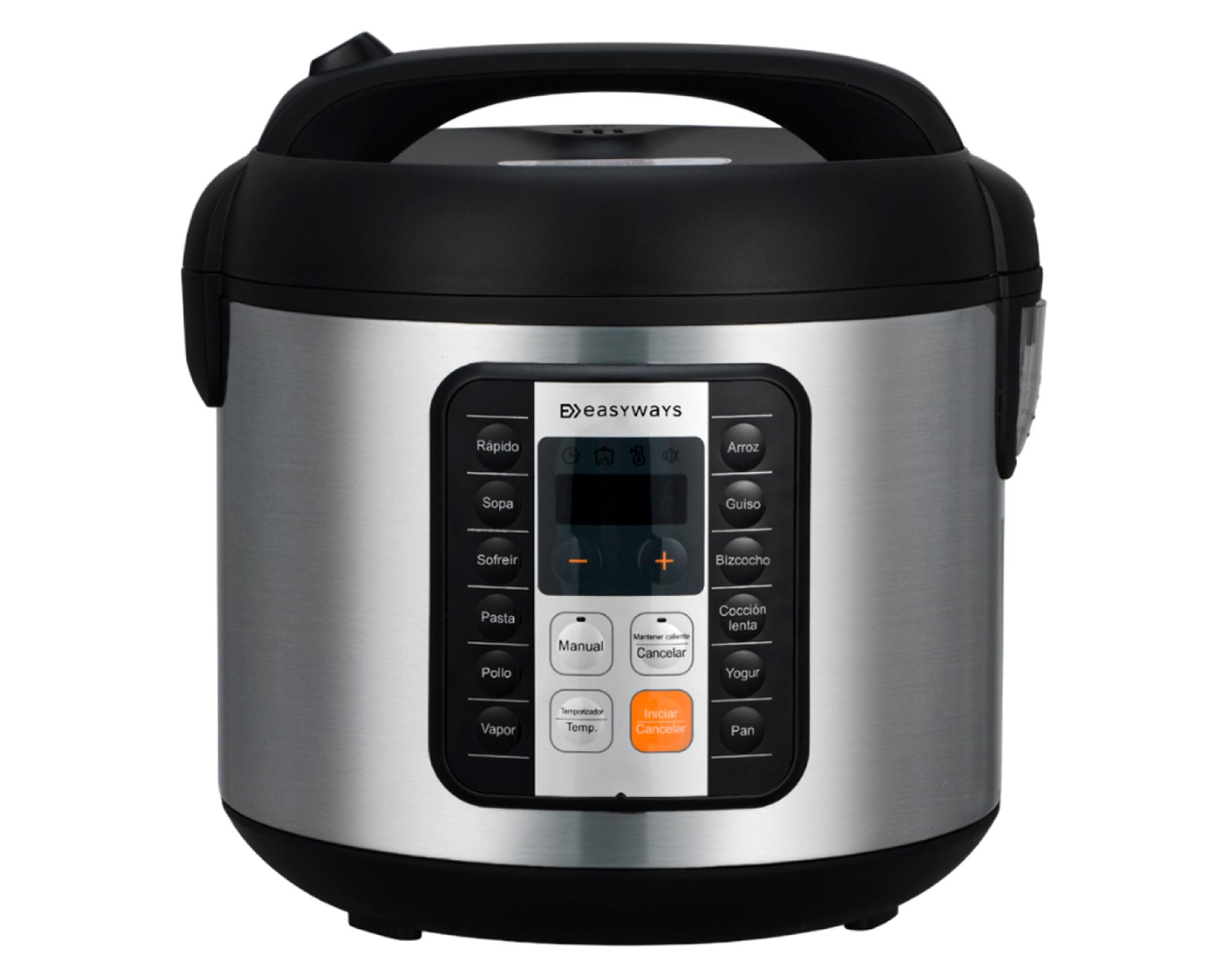 Olla cocción Multicooker EWO01 silver 5.5 lt-0