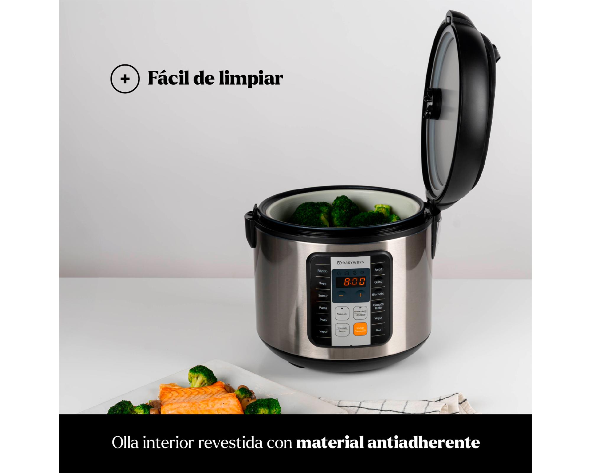 Olla cocción Multicooker EWO01 silver 5.5 lt-4