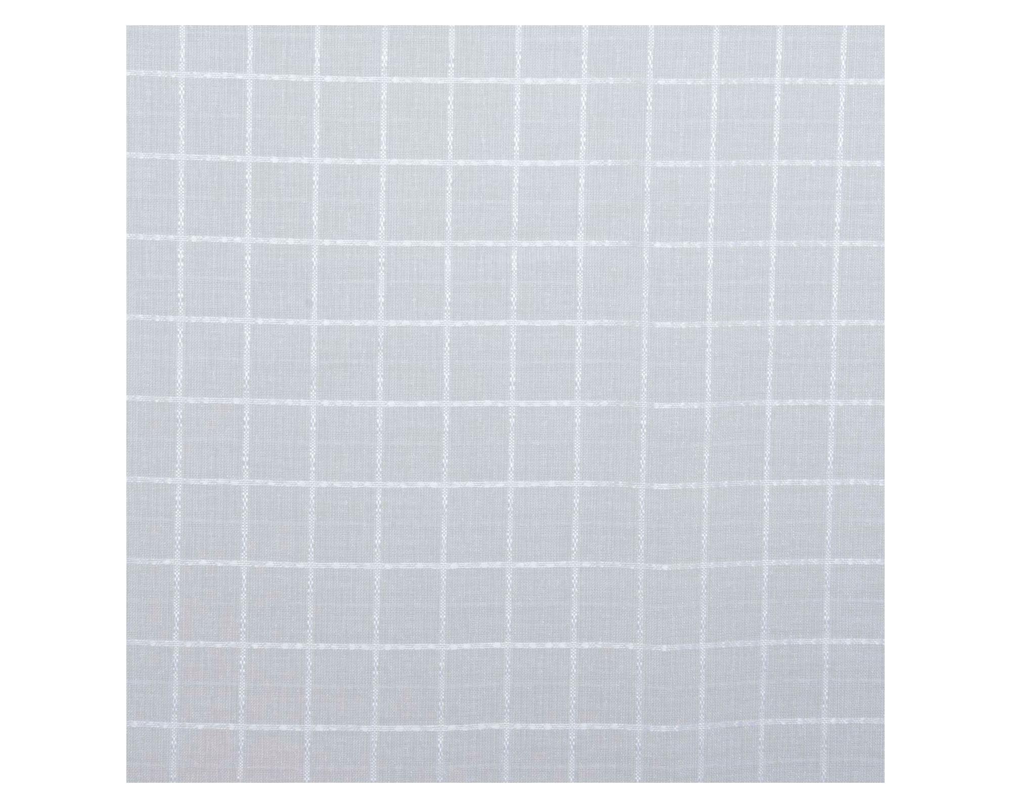 Set 2 velos Cuadros blanco 225x140 cm-3