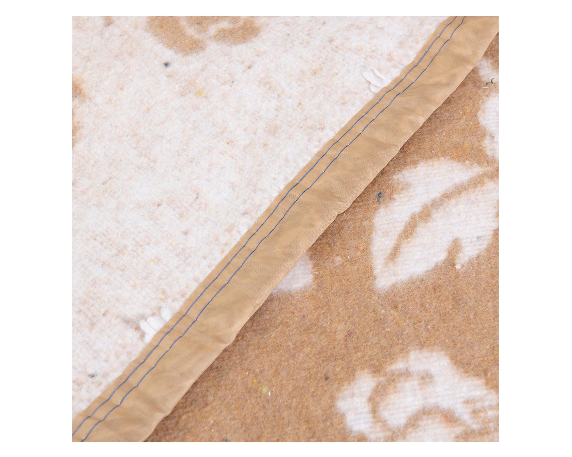Frazada térmica Noruega Floral beige 2 plazas-1