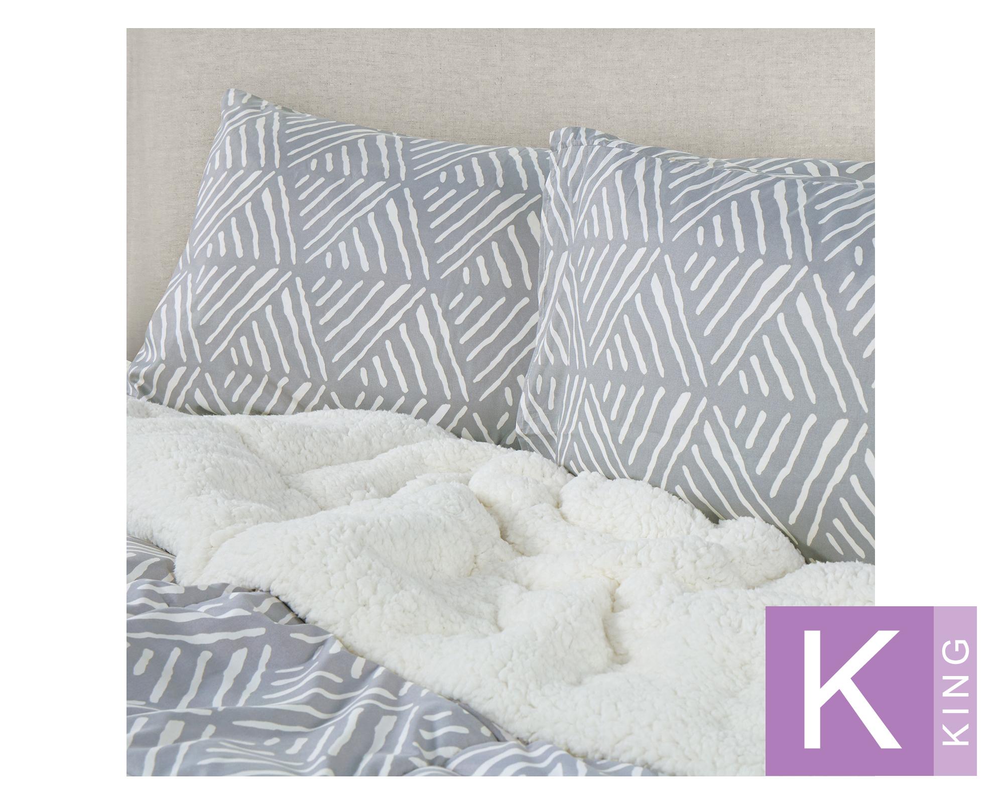 Plumón sherpa gris King-0