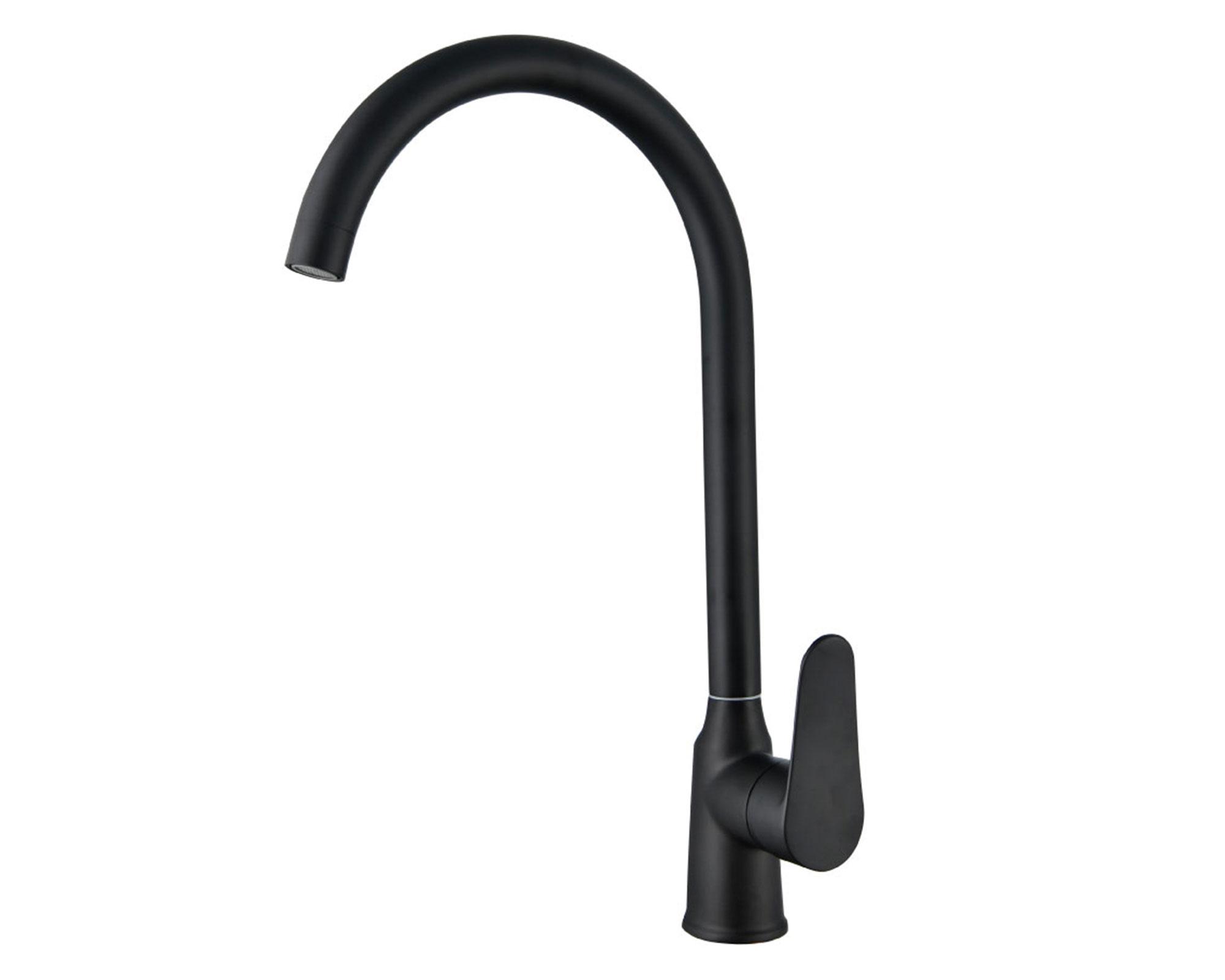 Monomando lavaplatos Aren matte black cool-0