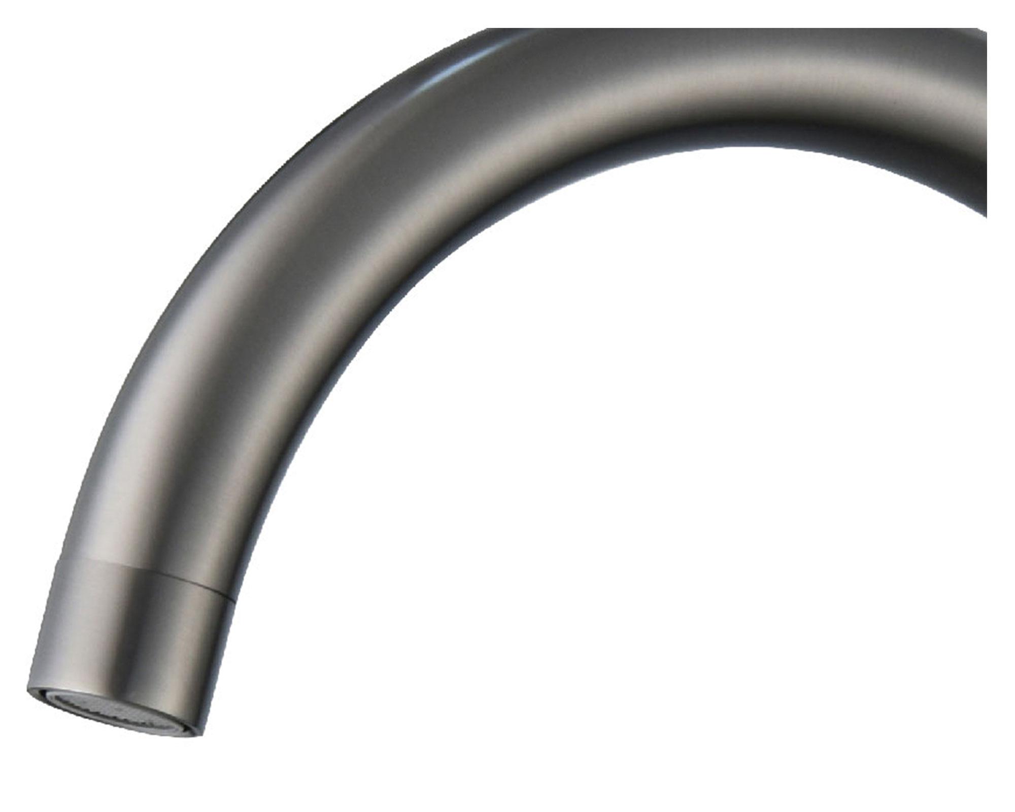 Monomando lavaplatos Aren gun metal cool-2