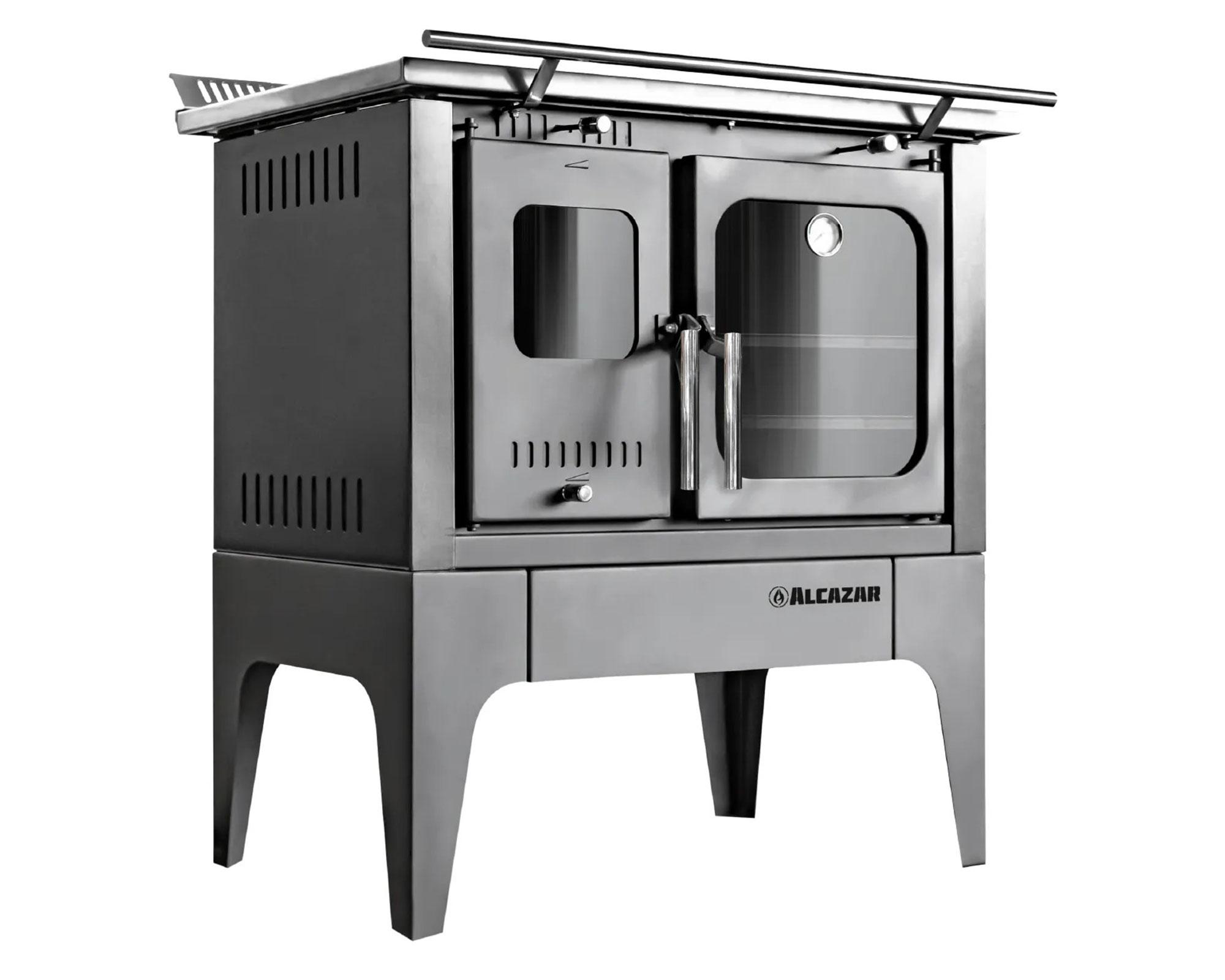 Cocina a leña Europea S900 gris-1
