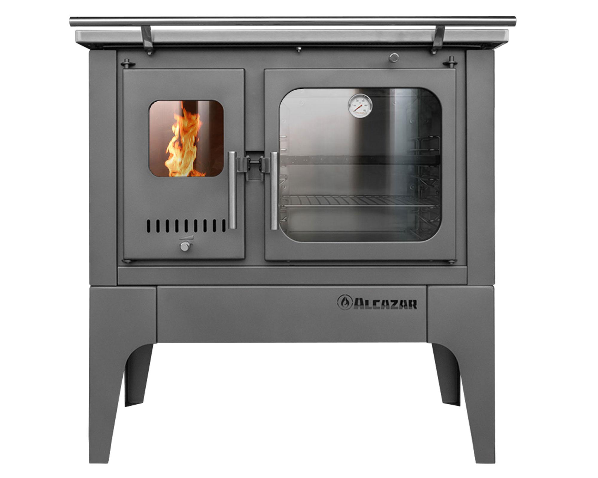 Cocina a leña Europea S900 gris-0