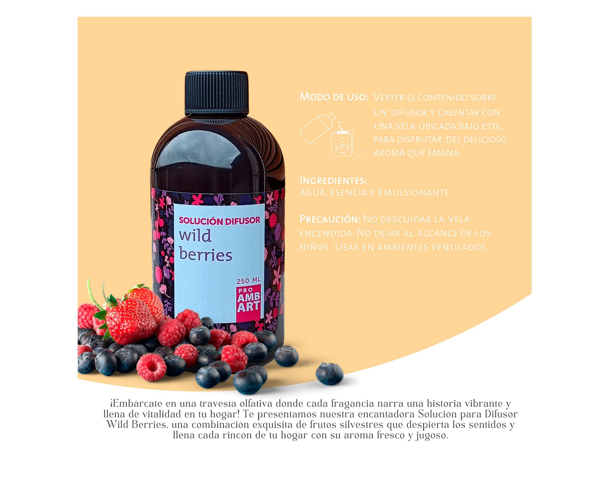 Aromatizador difusor wild berries 250 ml-1