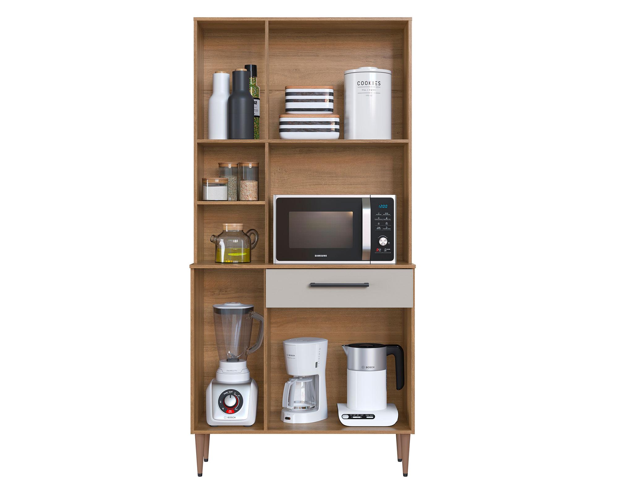 Kit Cocina 6 puertas 1 cajón miel/arena-2