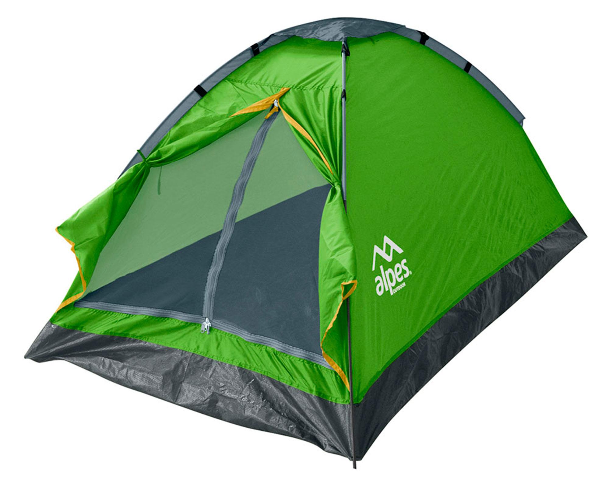 Carpa Galápagos 95x120x200 cm 2 personas verde-5
