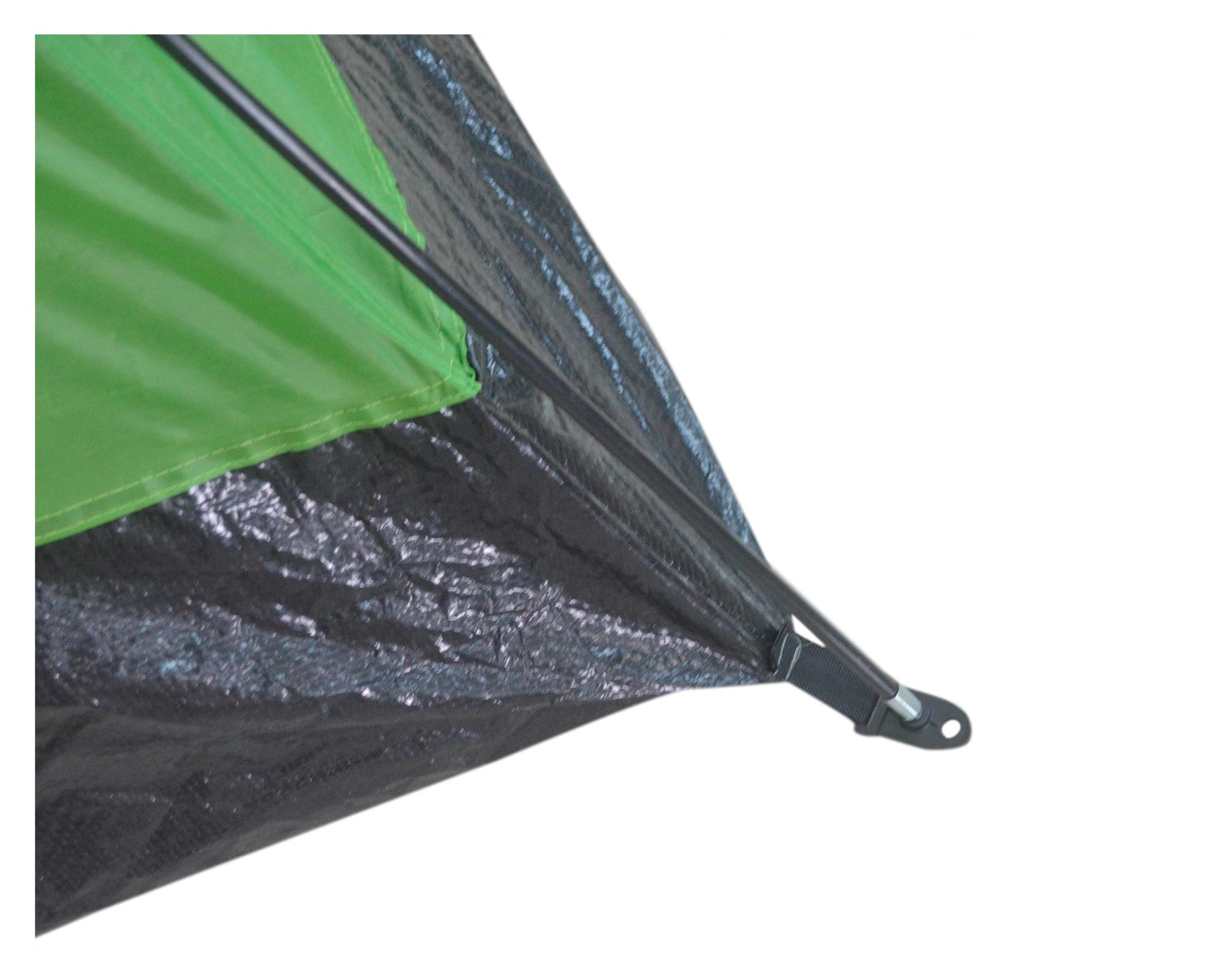 Carpa dome Galápagos 130x210x210 cm 4 personas verde-3