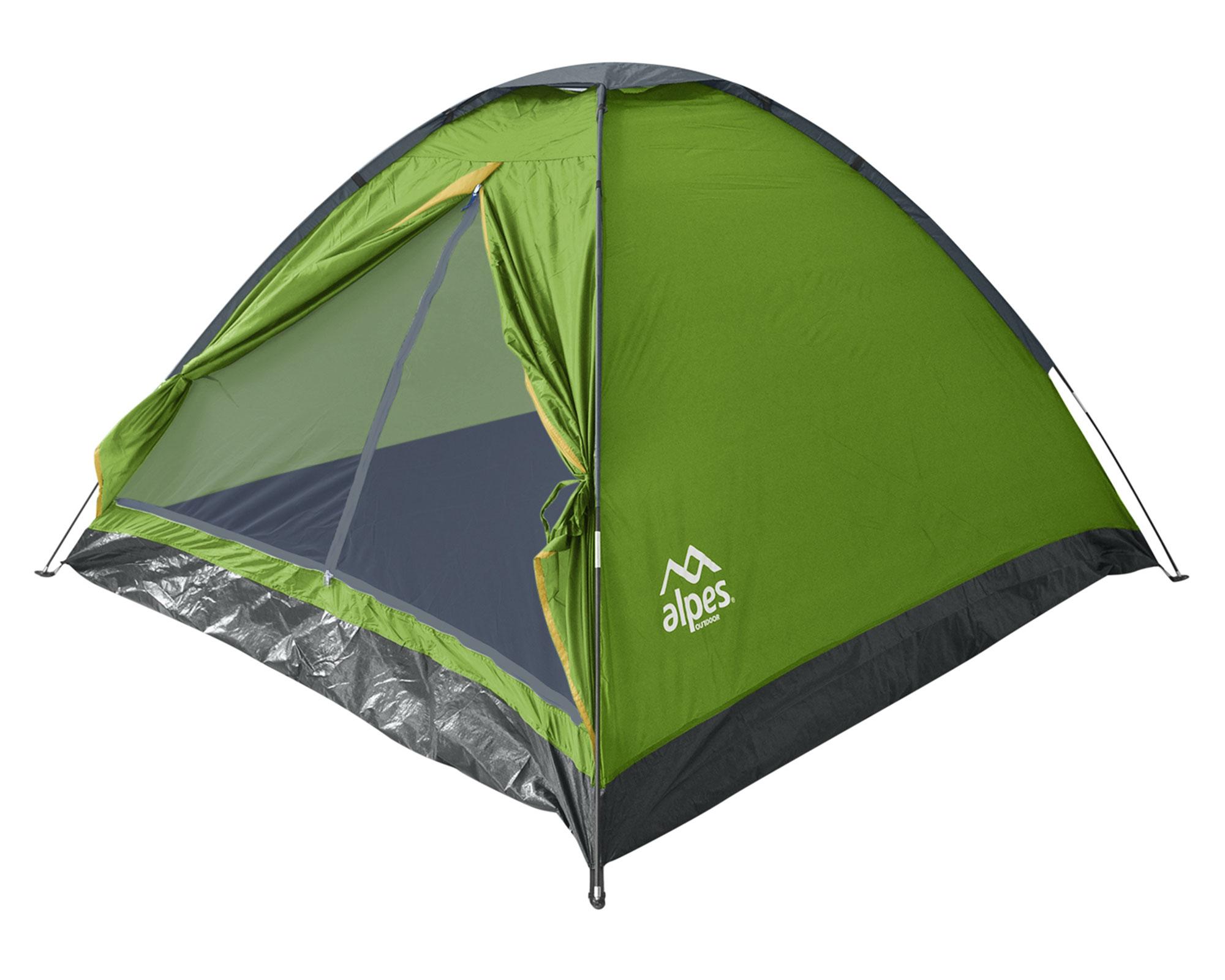 Carpa dome Galápagos 130x210x210 cm 4 personas verde-7