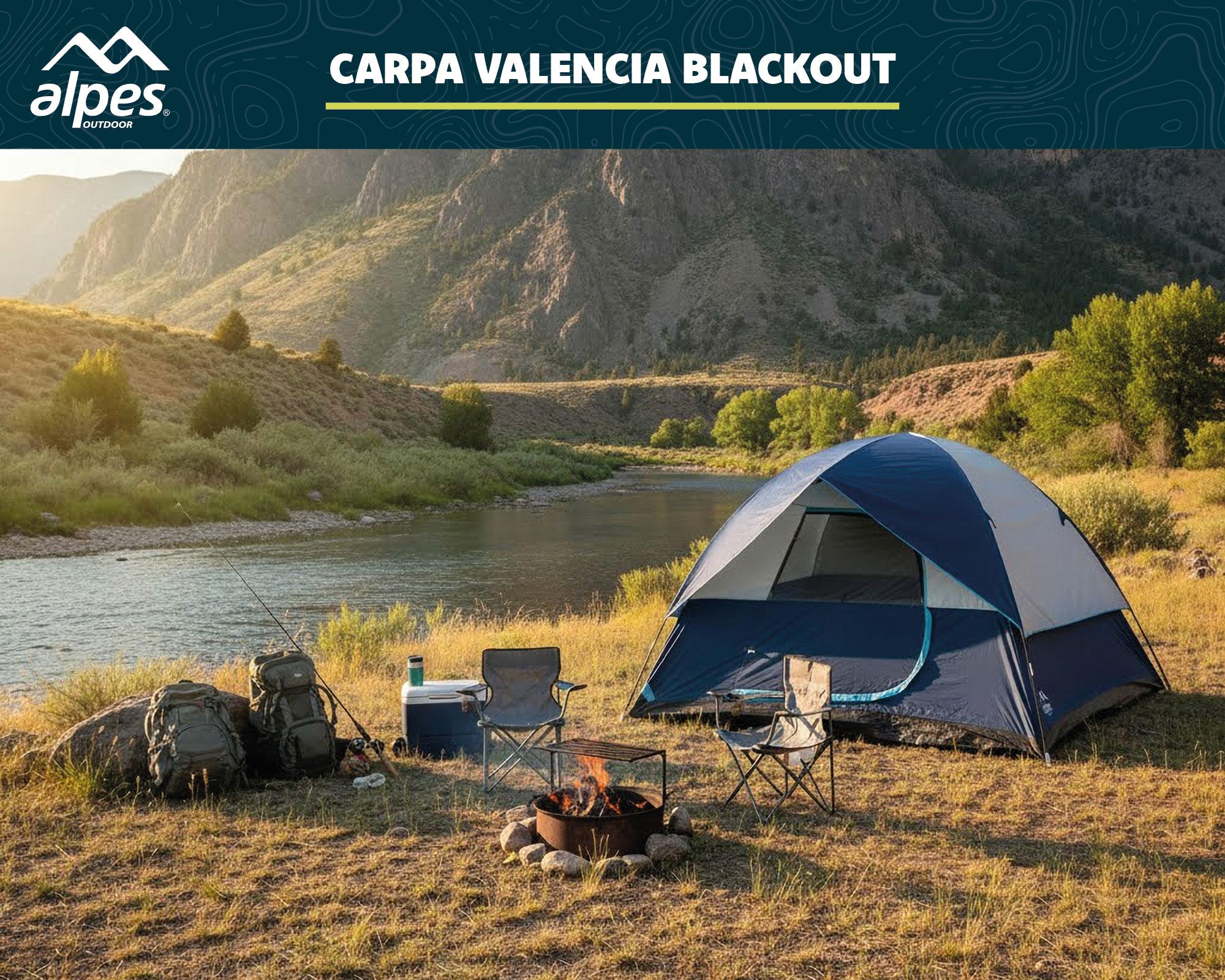 Carpa Valencia blackout 130x210x210 cm 4 personas-7