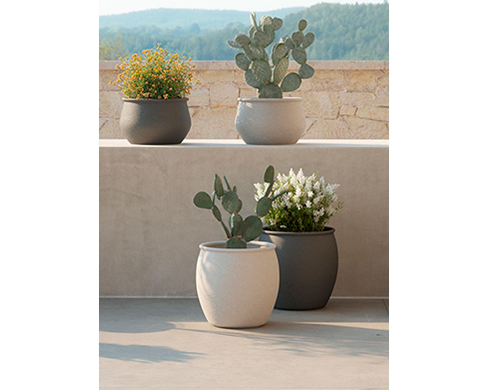 Maceta Artemis pot blanco 29 cm-4
