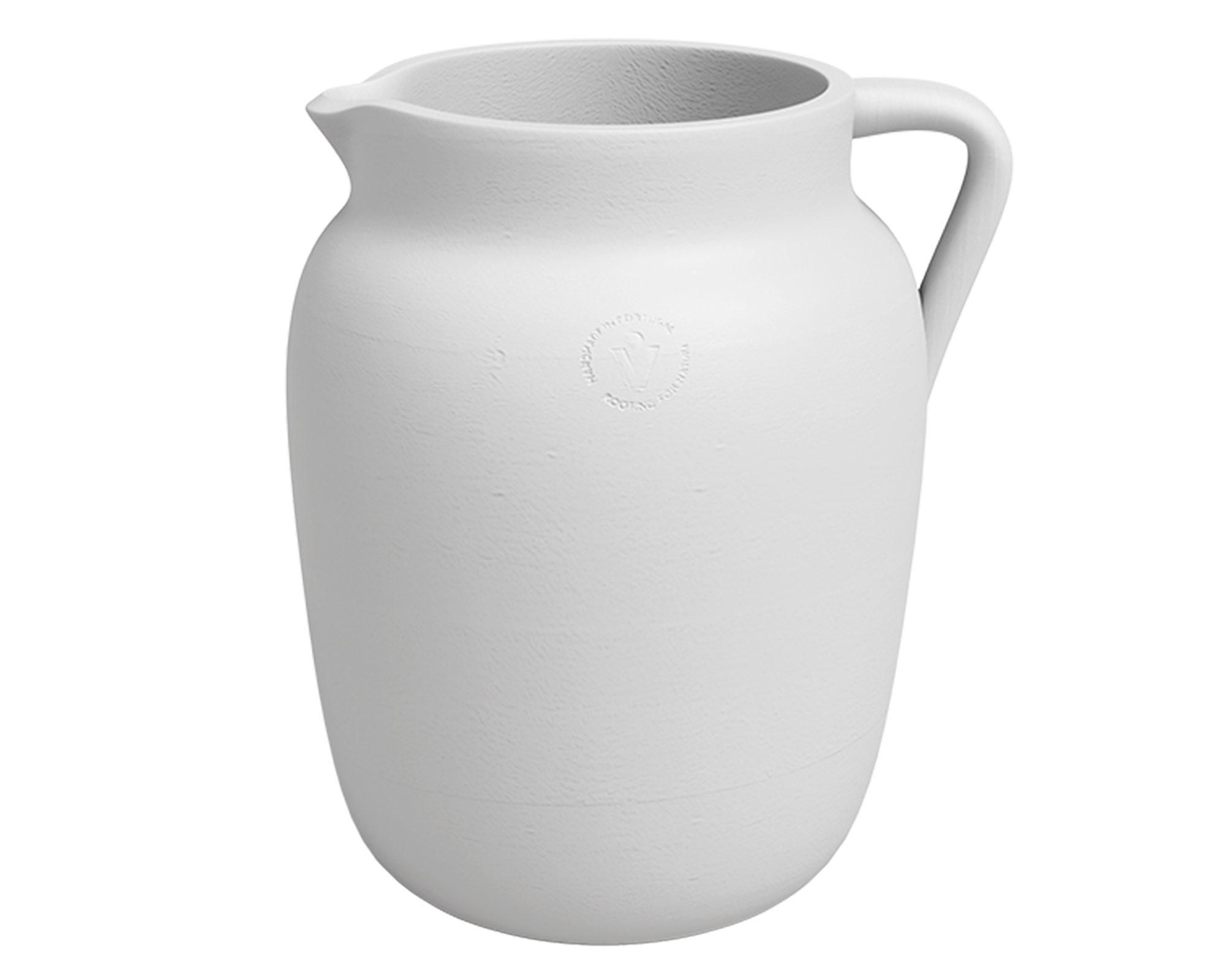 Maceta Gaia jar white 20 cm-0