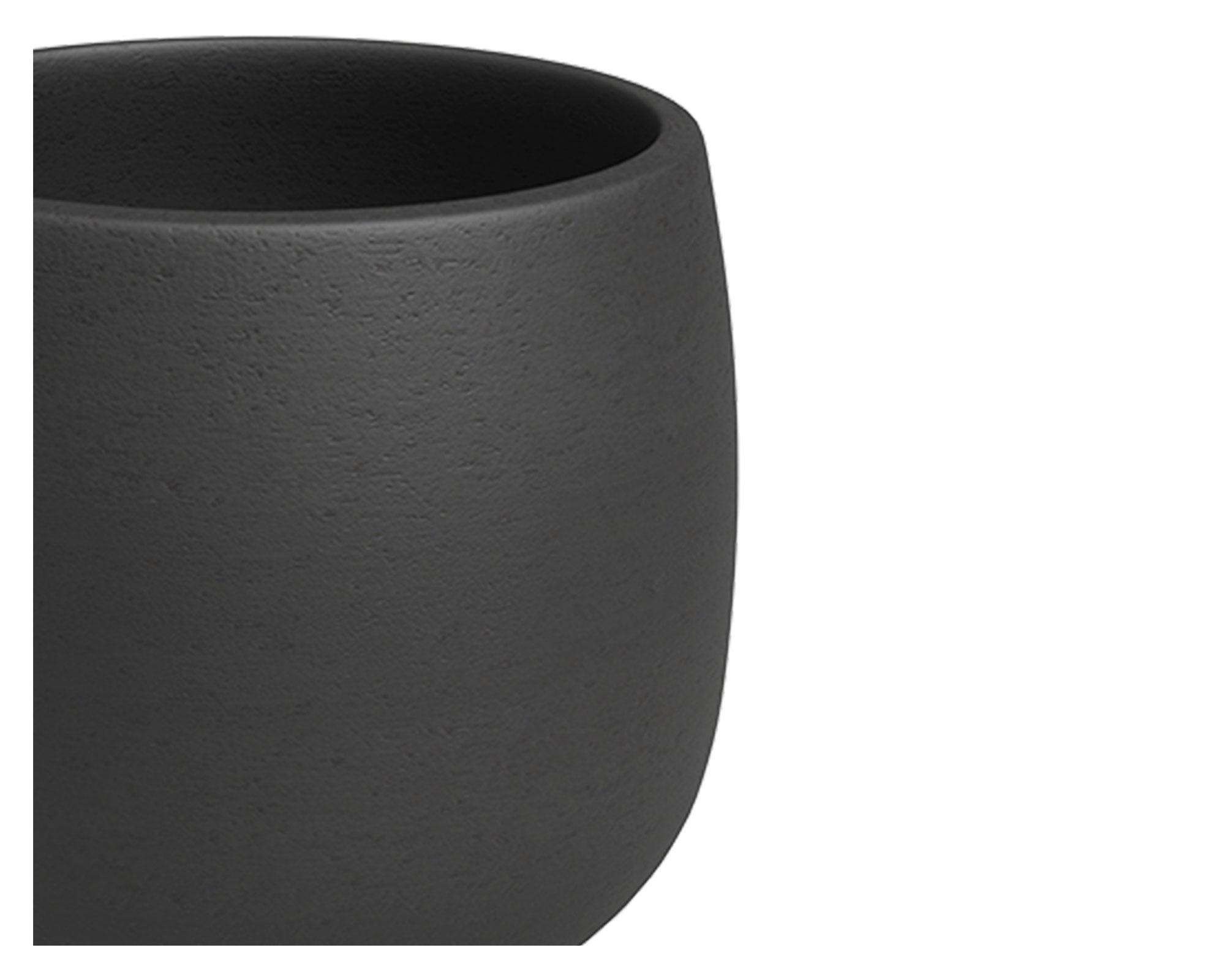 Maceta Hemera antracita 20 cm-2