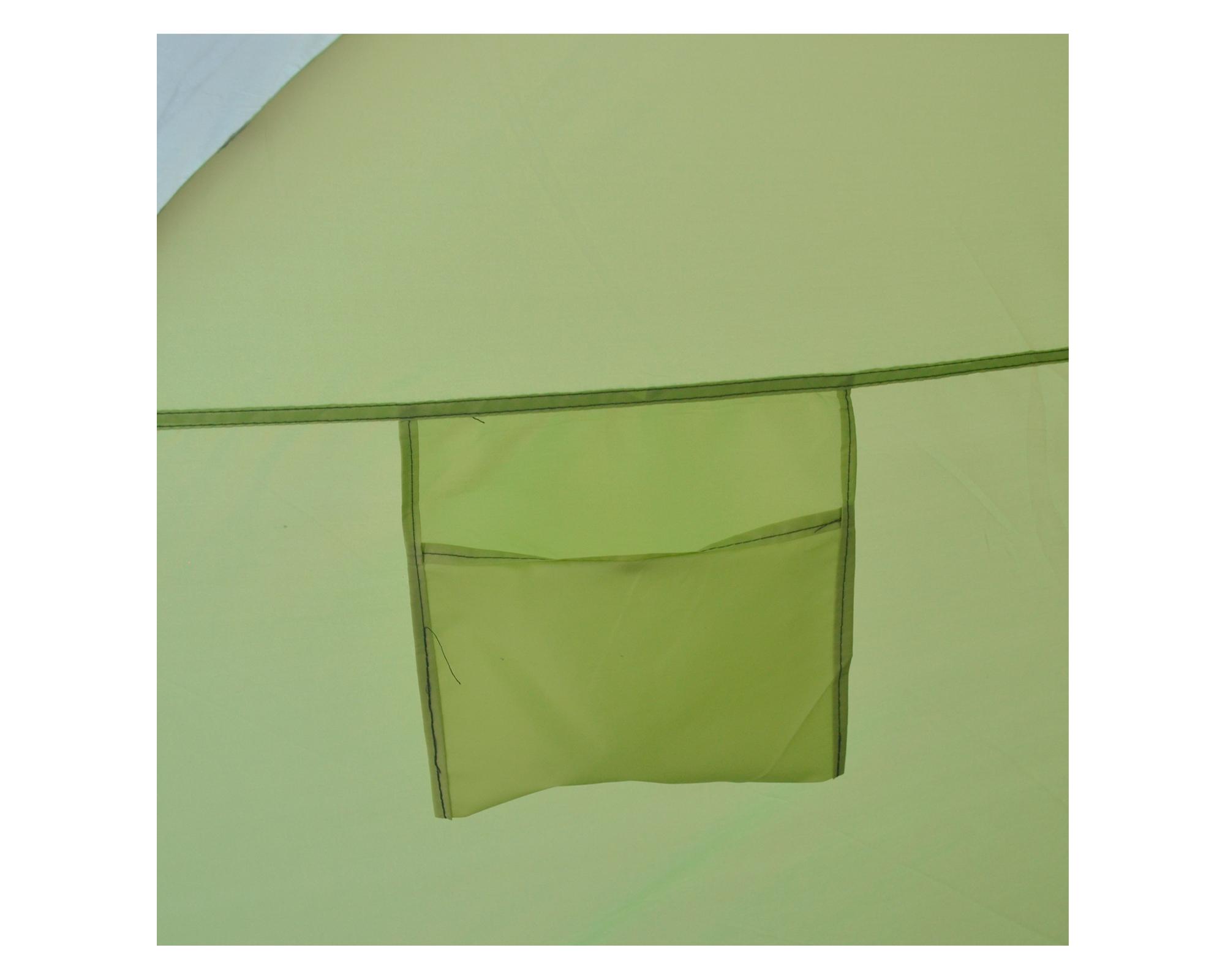 Carpa playa Ipanema 120x220x120 cm 2 personas verde-4
