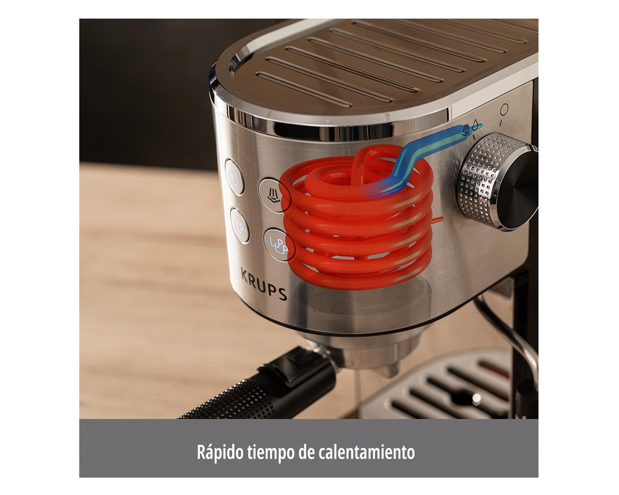 Cafetera Espresso Virtuoso gris 1 lt-5