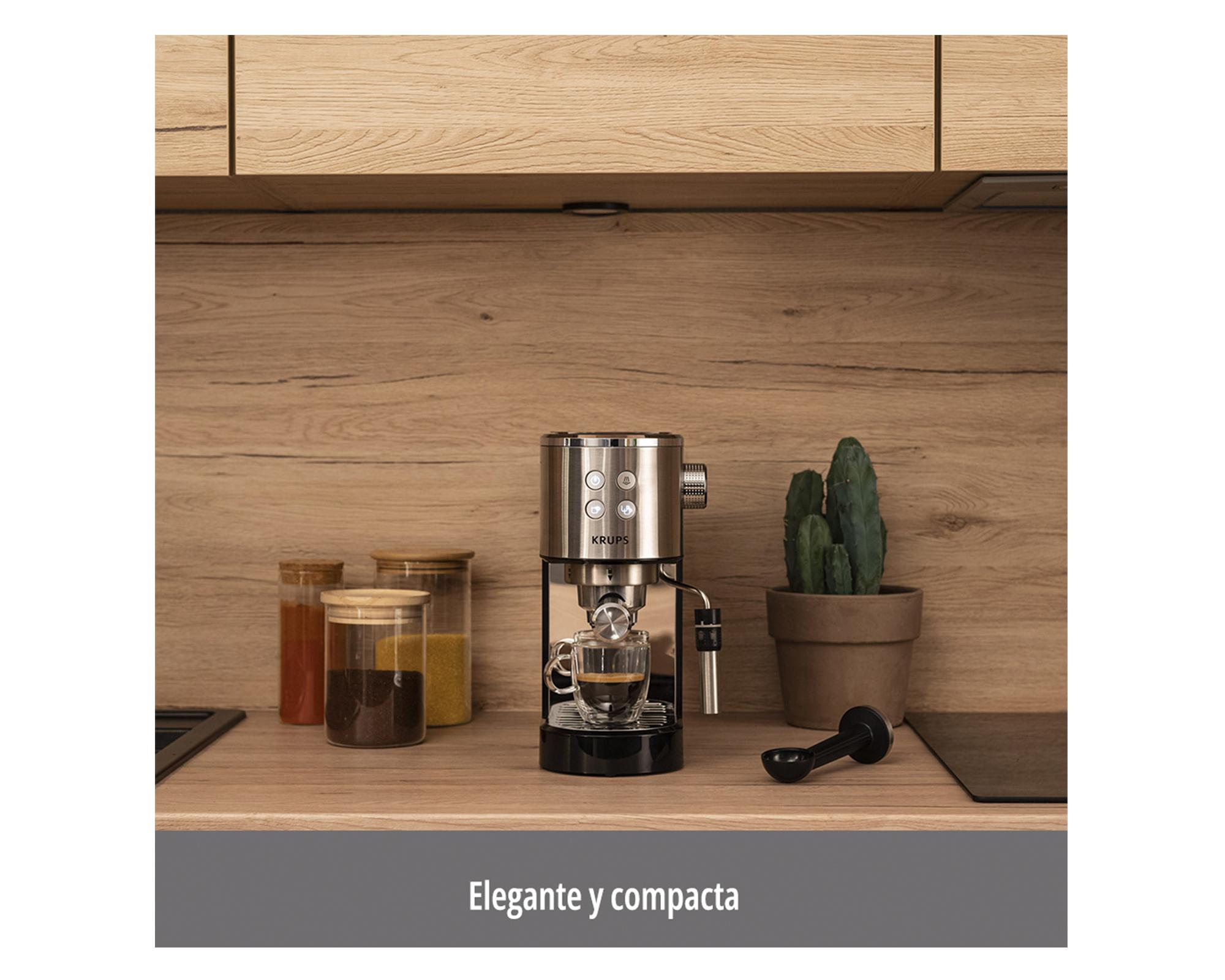 Cafetera Espresso Virtuoso gris 1 lt-3