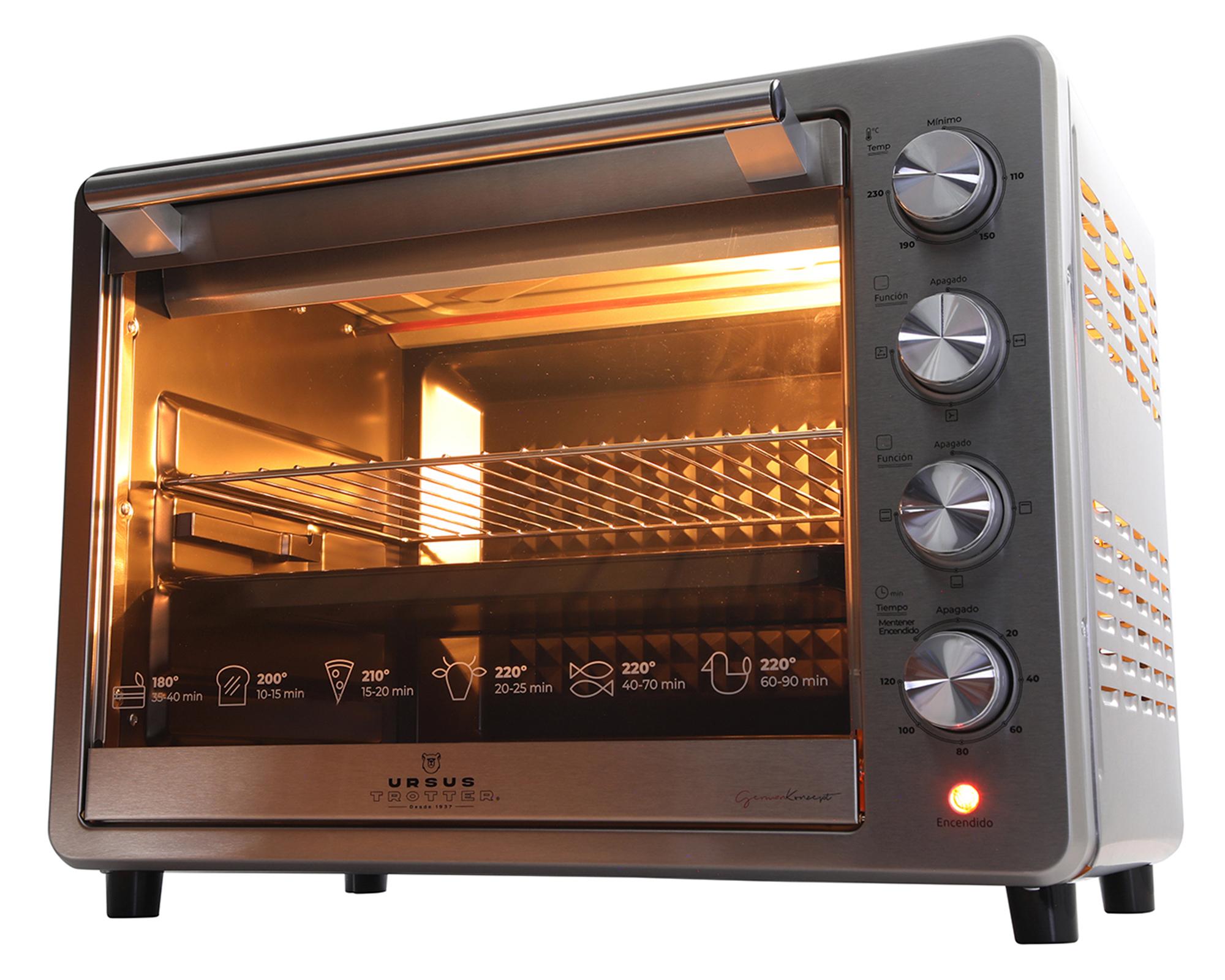 Horno eléctrico UT-BACKOFEN PRO-I gris 60 lt-4