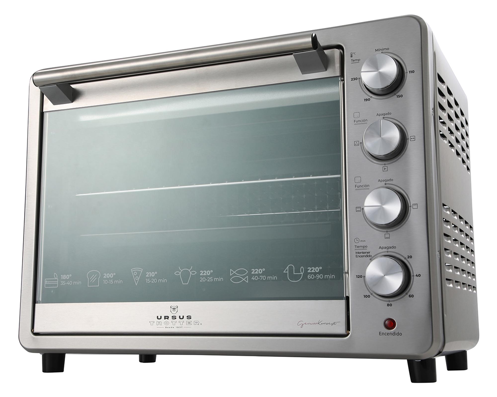 Horno eléctrico UT-BACKOFEN PRO-I gris 60 lt-3