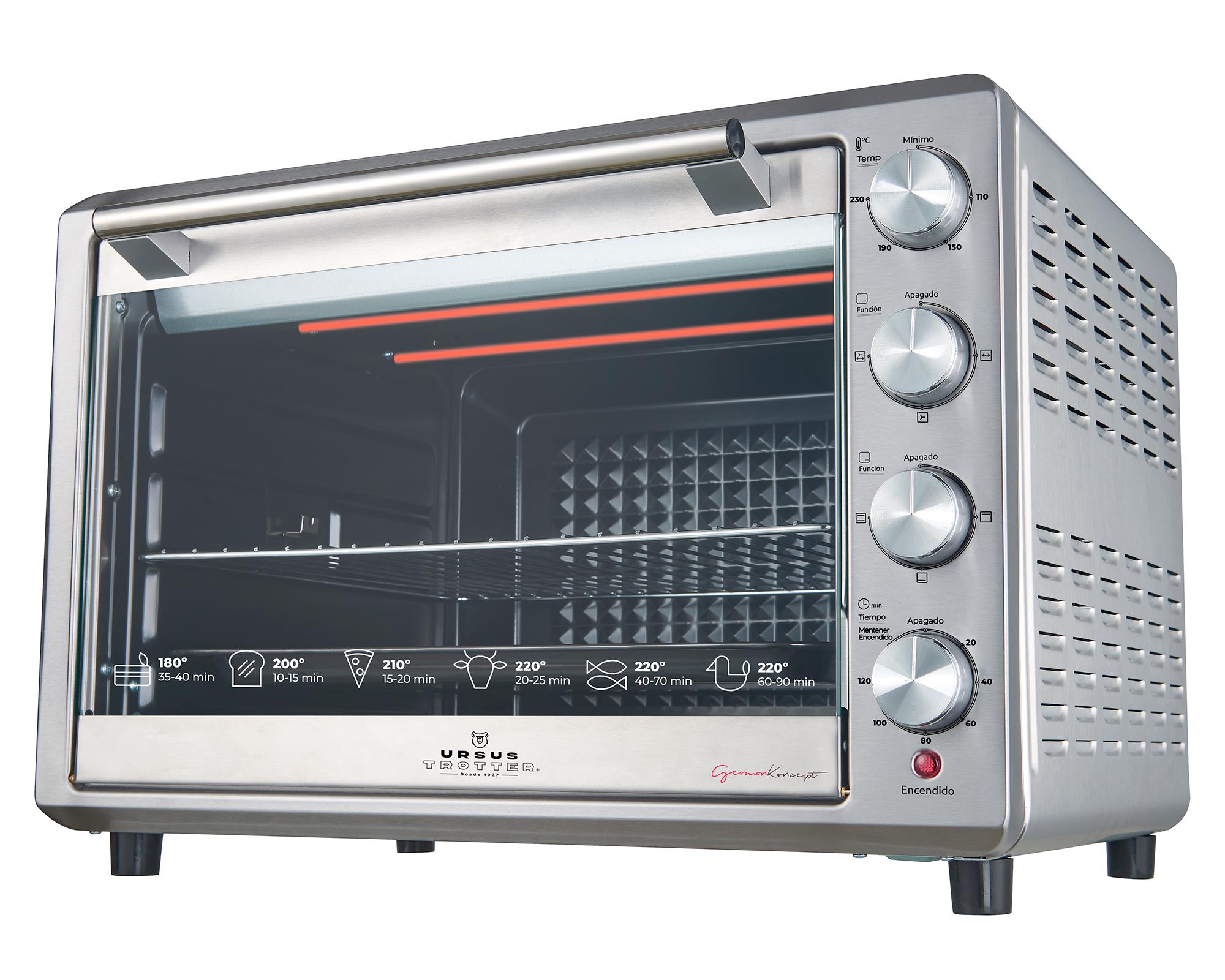 Horno eléctrico UT-BACKOFEN PRO-I gris 80 lt-2