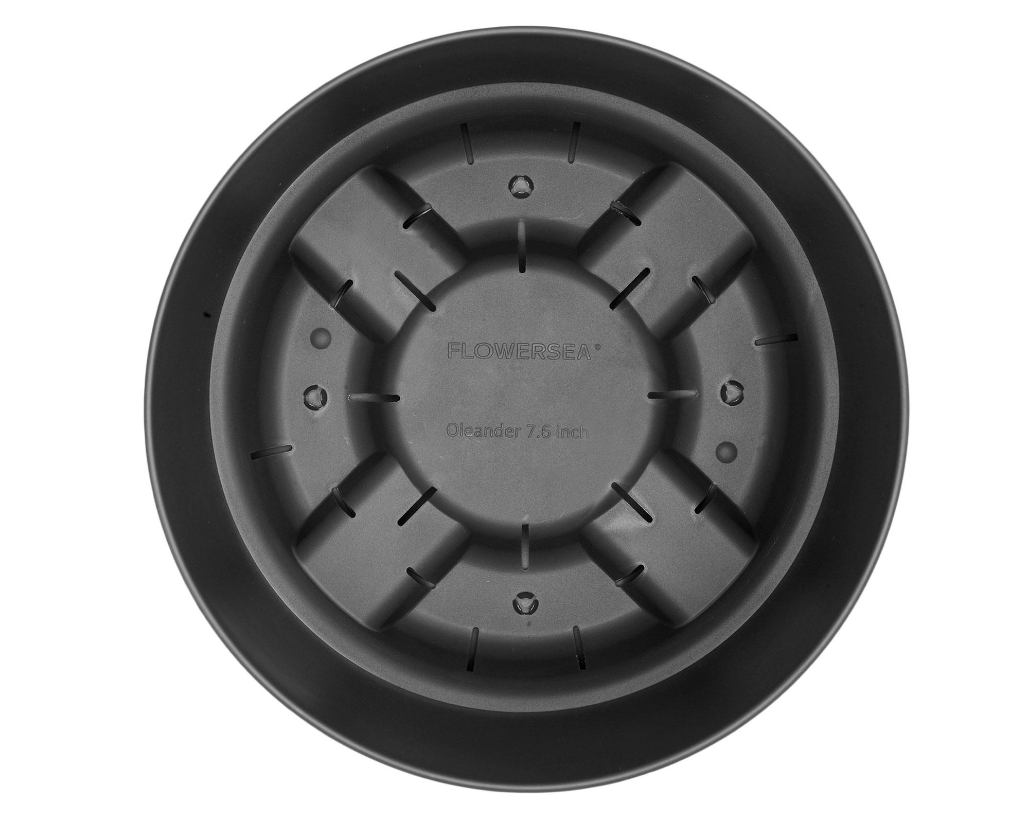 Maceta Oleander negro 19 cm-3