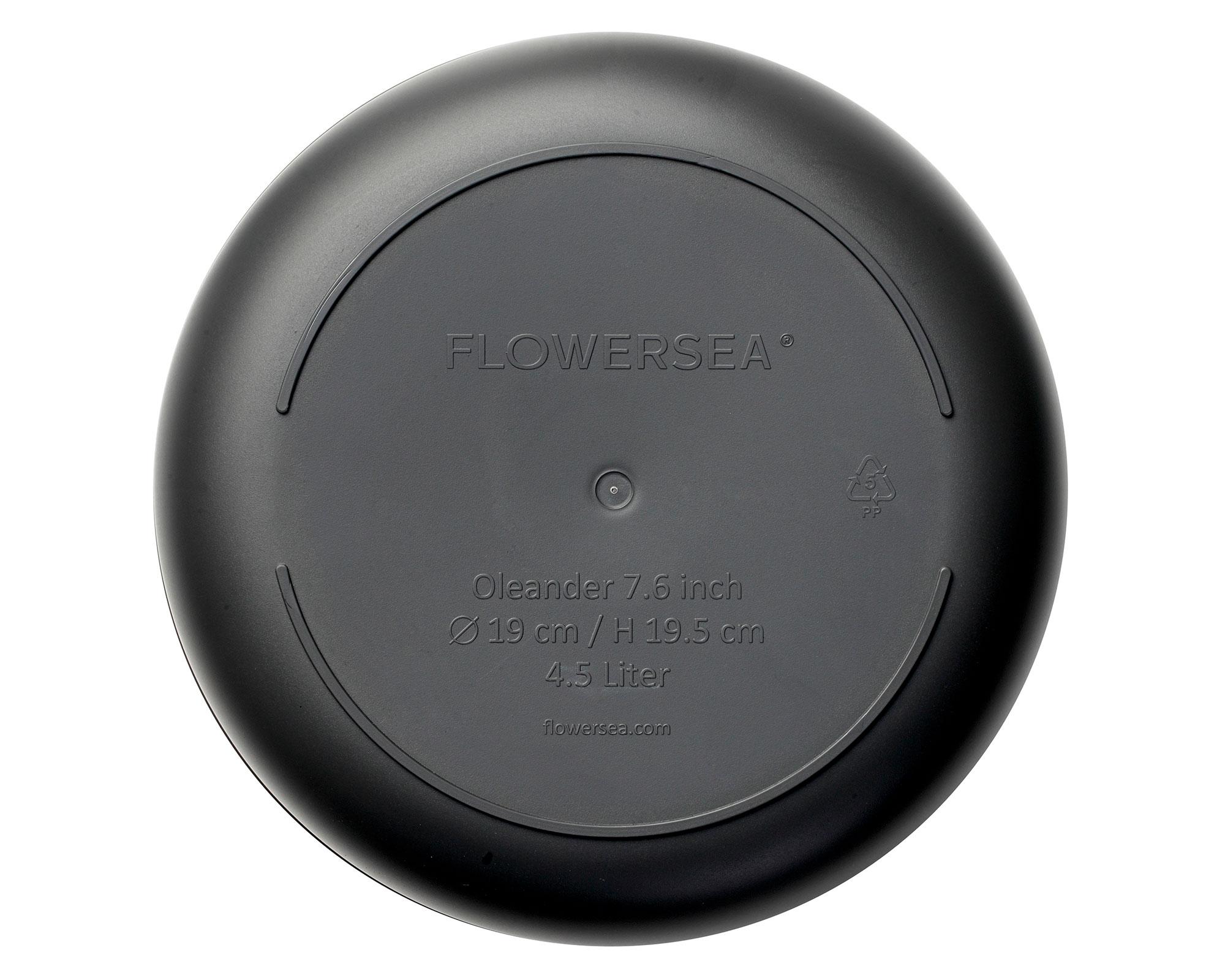 Maceta Oleander negro 19 cm-2