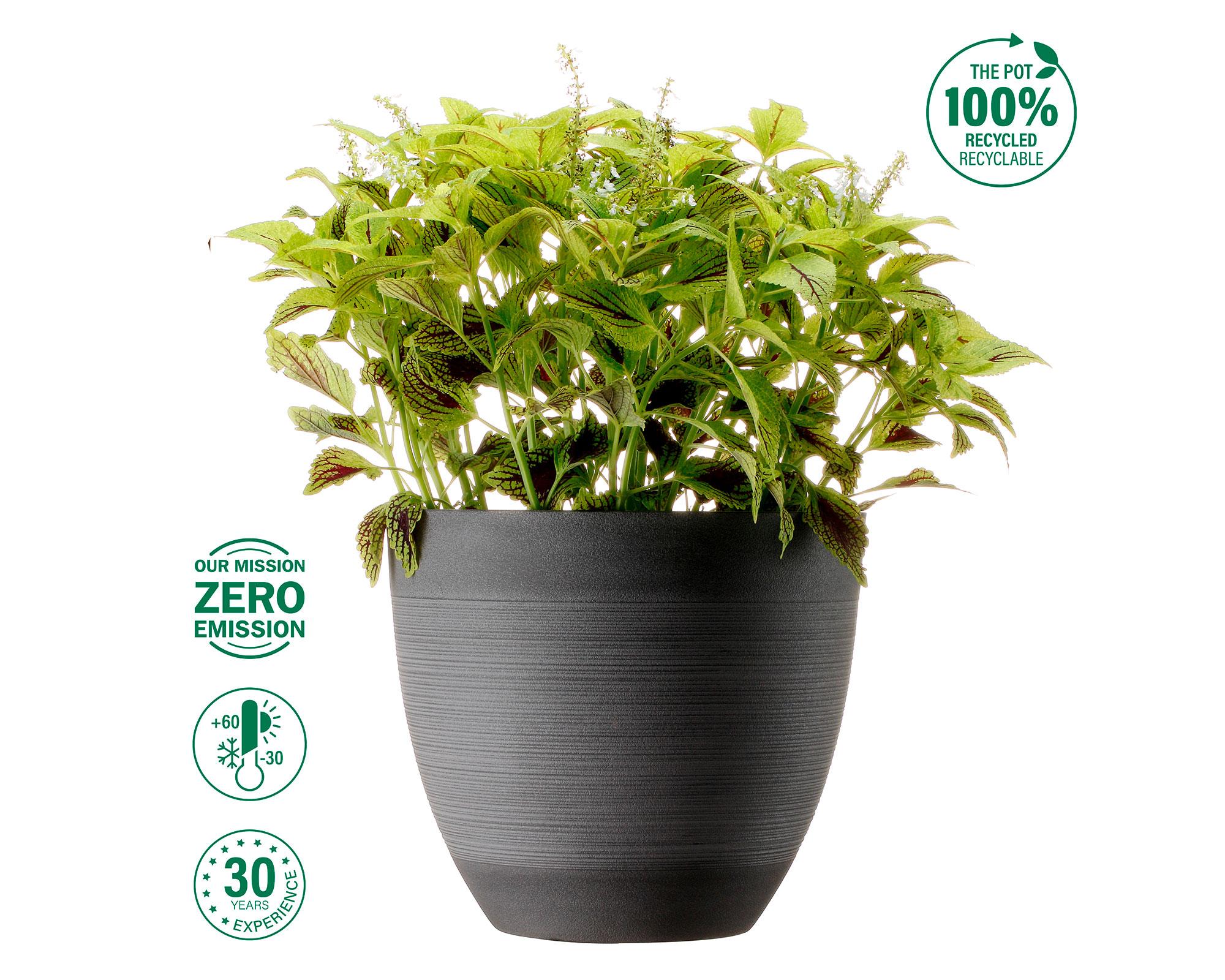 Maceta Beryl grey 31 cm-4