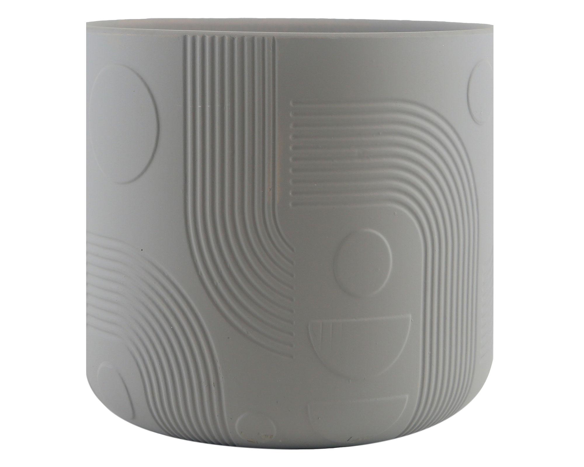 Maceta Midcentury gris-4