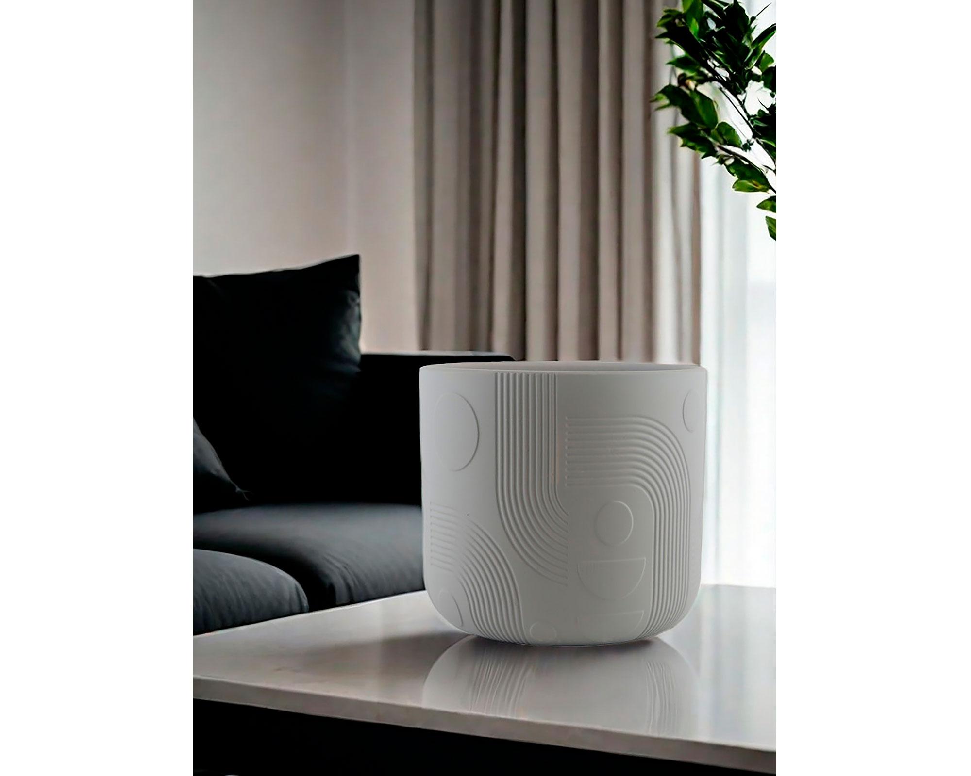 Maceta Midcentury gris-2