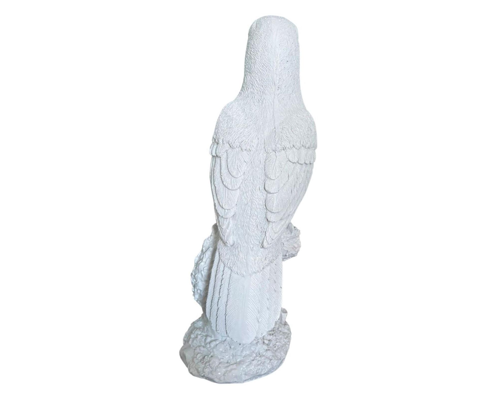 Figura decorativa Tucán blanco 30 cm-2