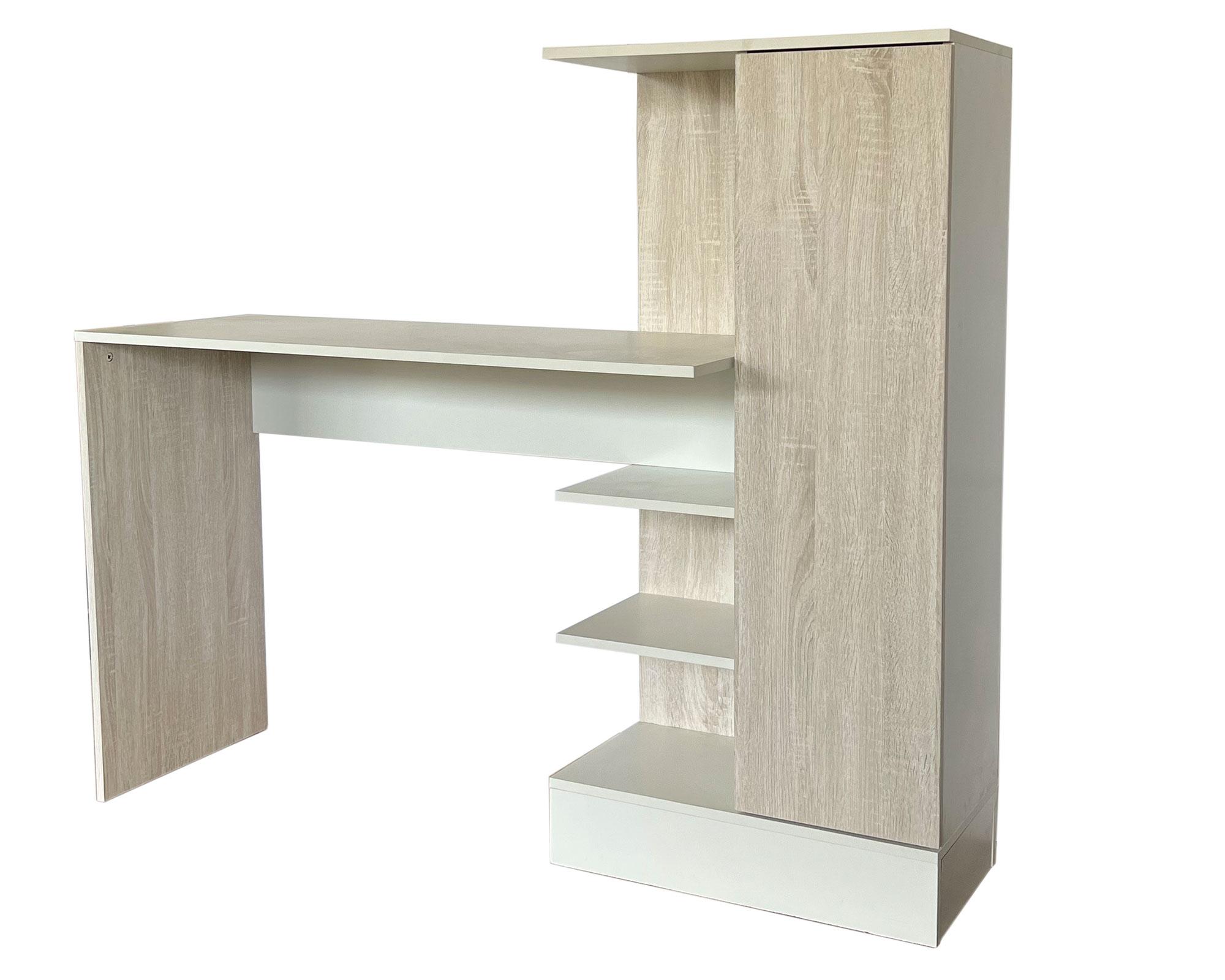 Centro trabajo Amulio natural/blanco 1 puerta-2