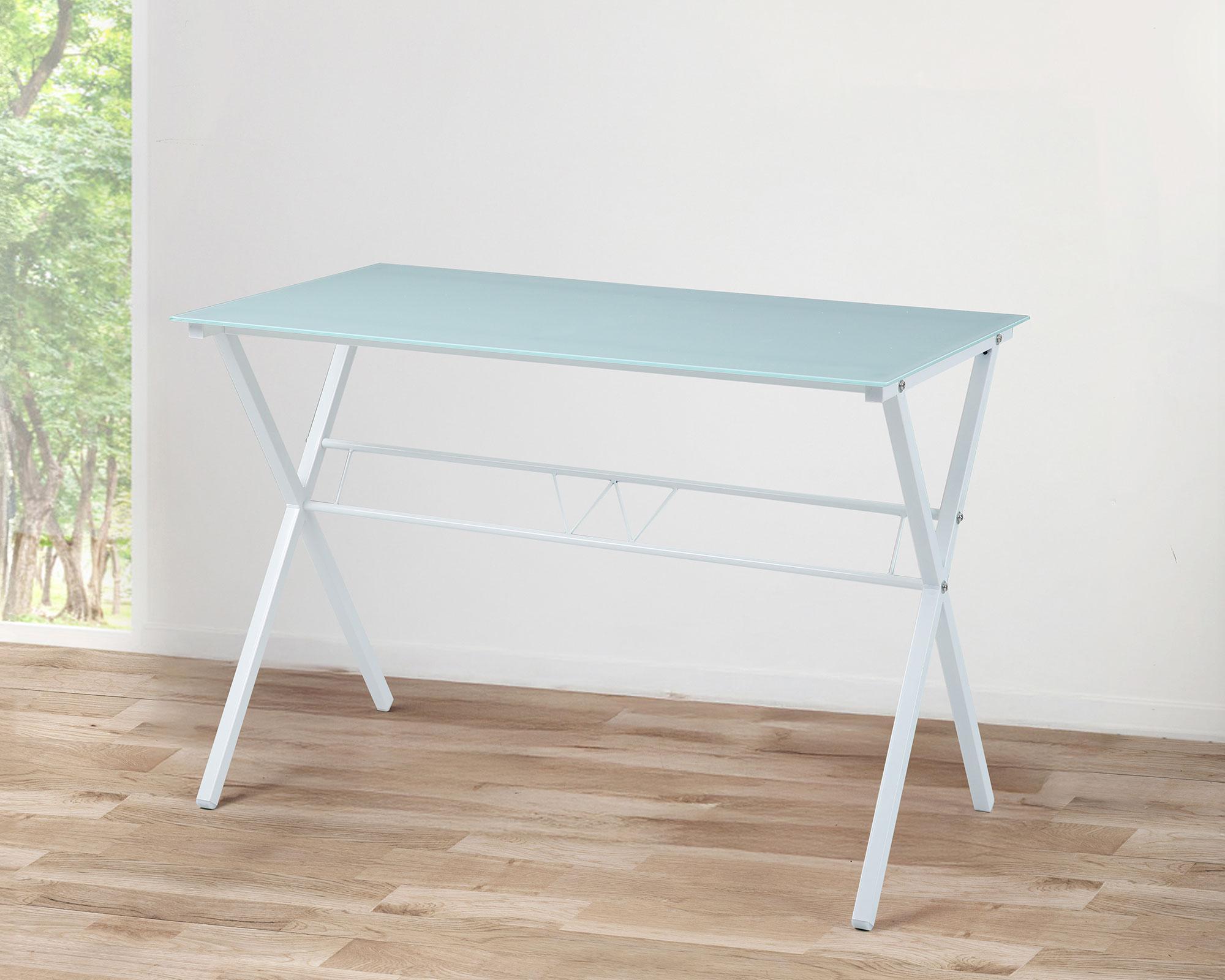 Escritorio blanco 75x110x60 cm-2