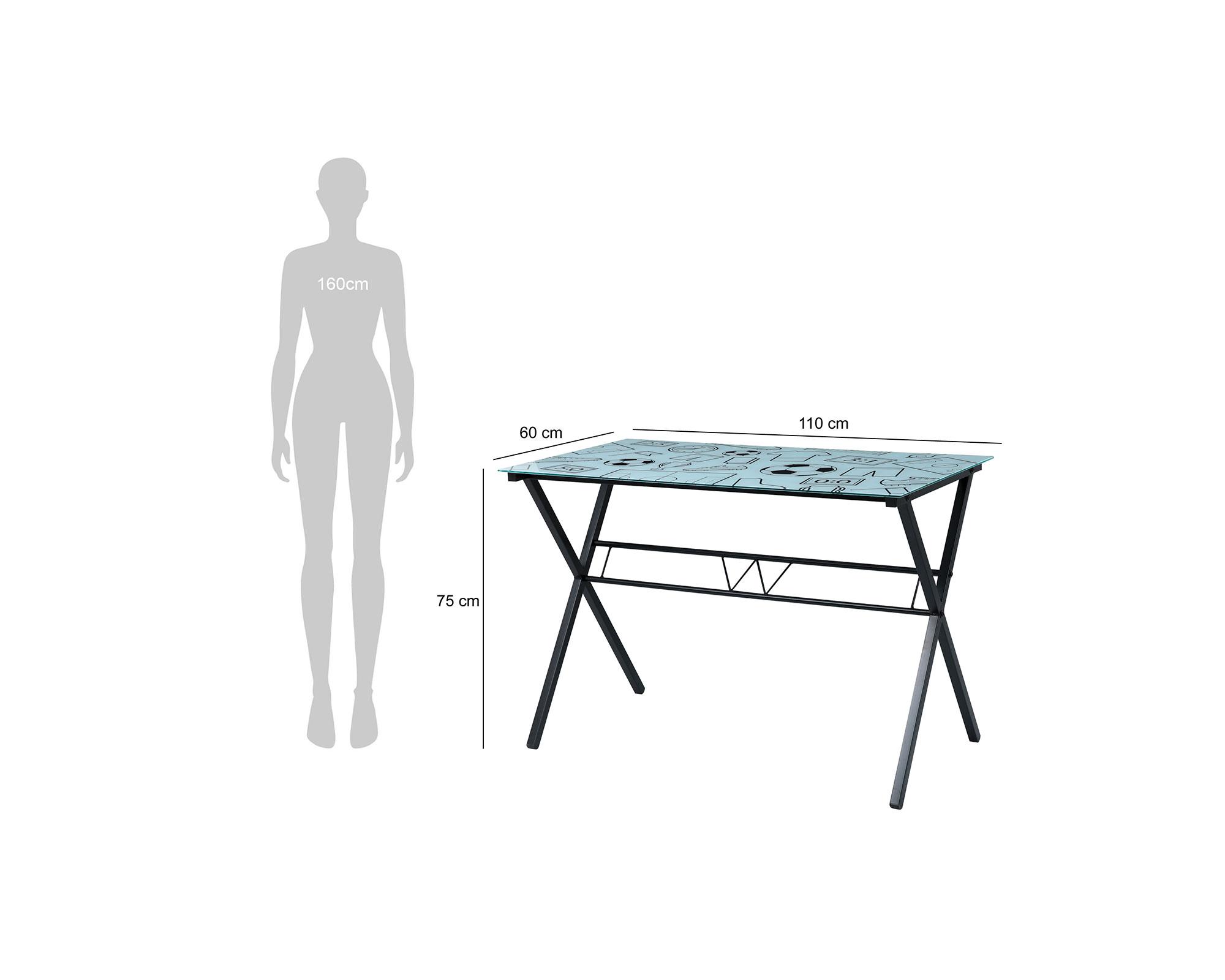 Escritorio Sport 75x110x60 cm-4