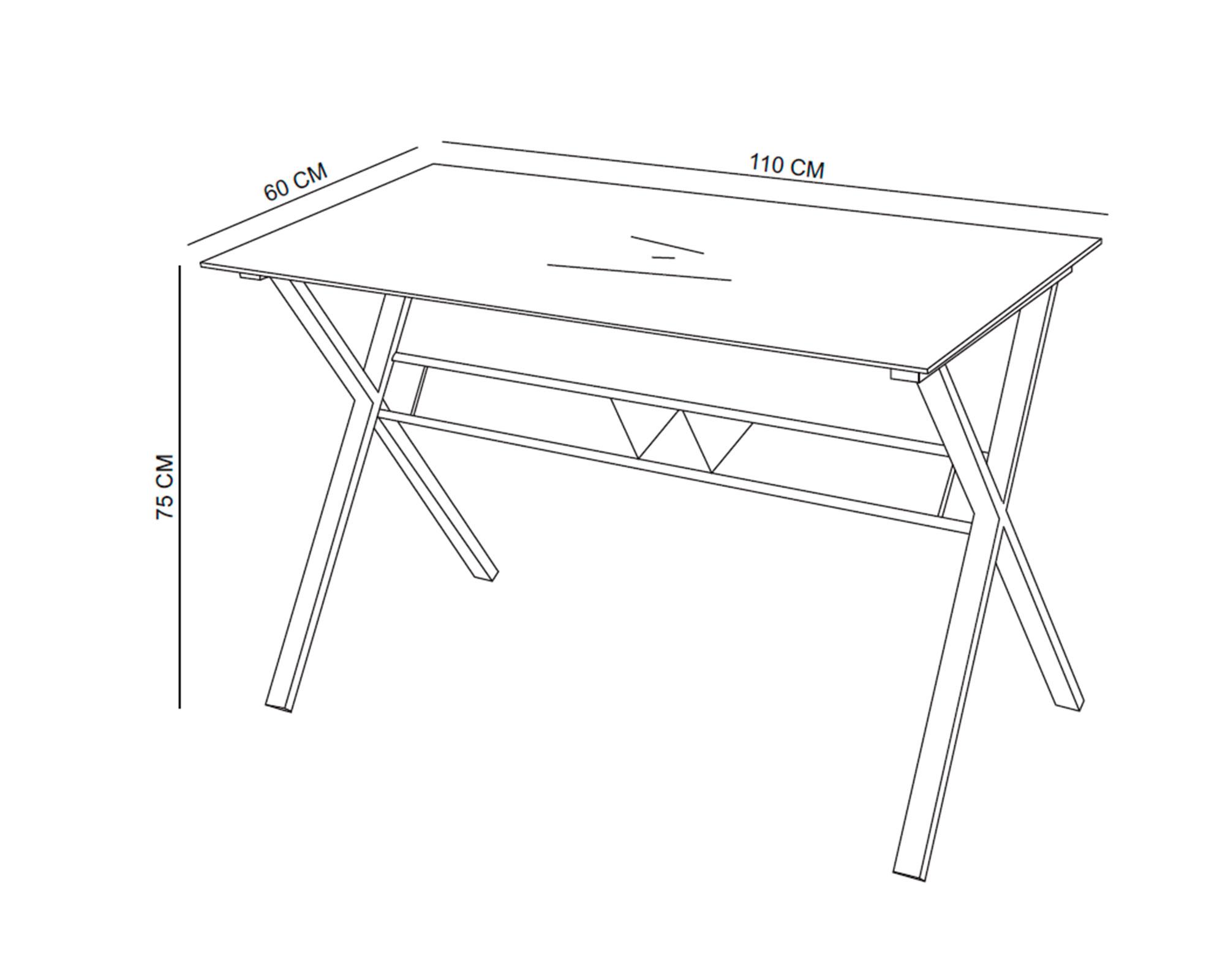 Escritorio Sport 75x110x60 cm-5
