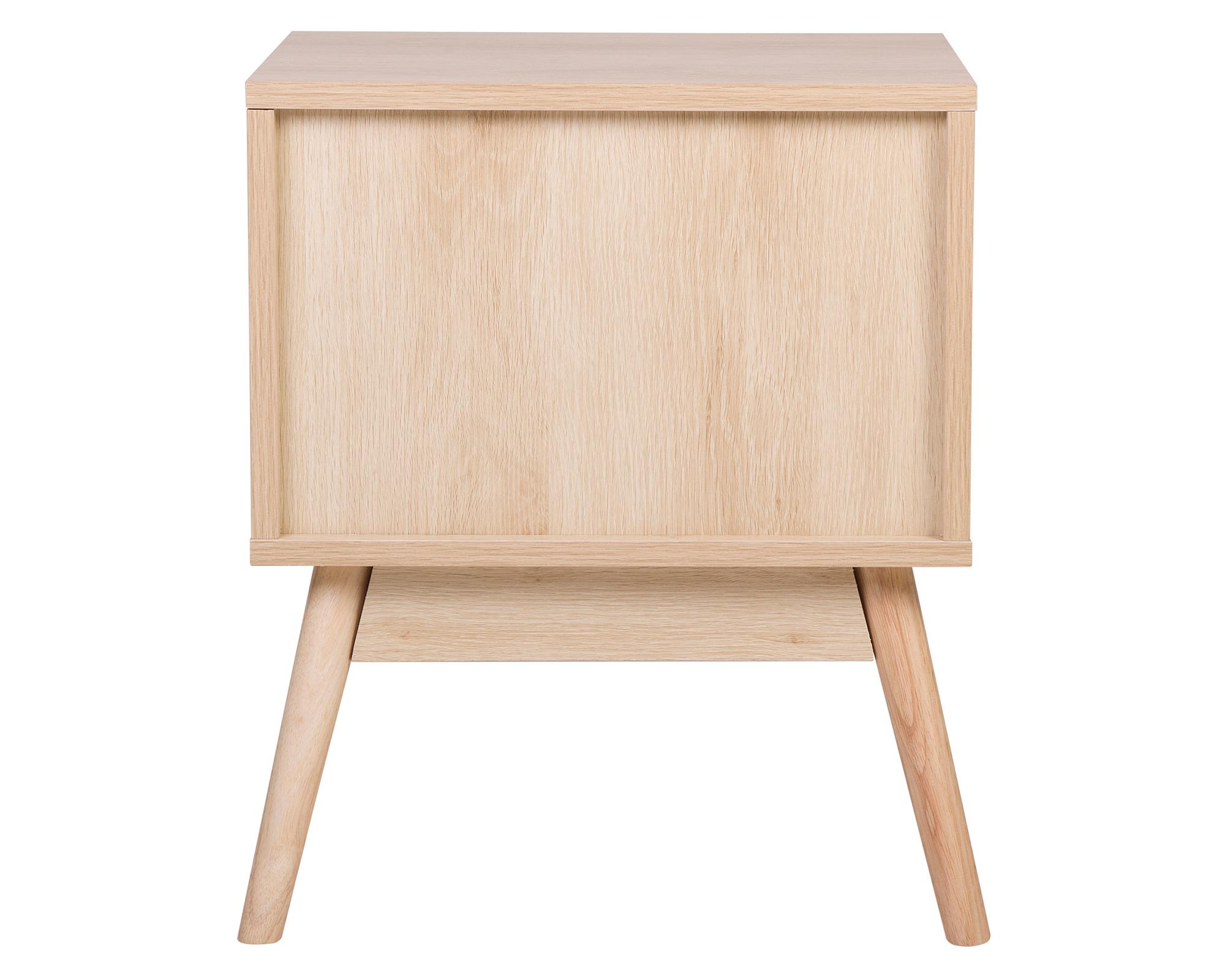 Velador Laika natural/celeste 1 cajón-3