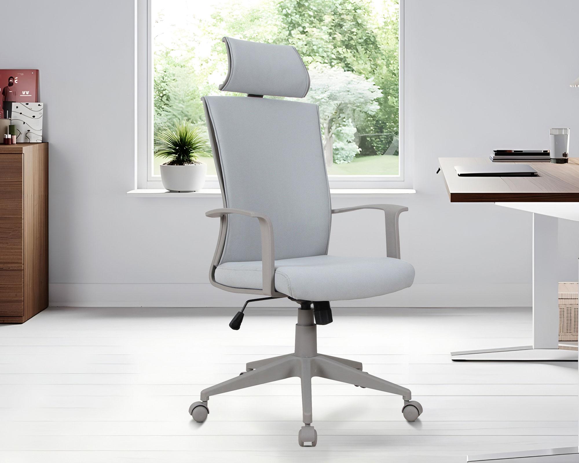 Silla ejecutiva Emma gris-4
