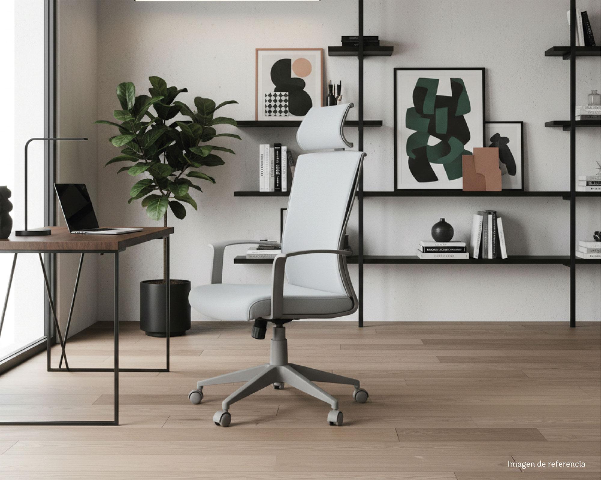 Silla ejecutiva Emma gris-3