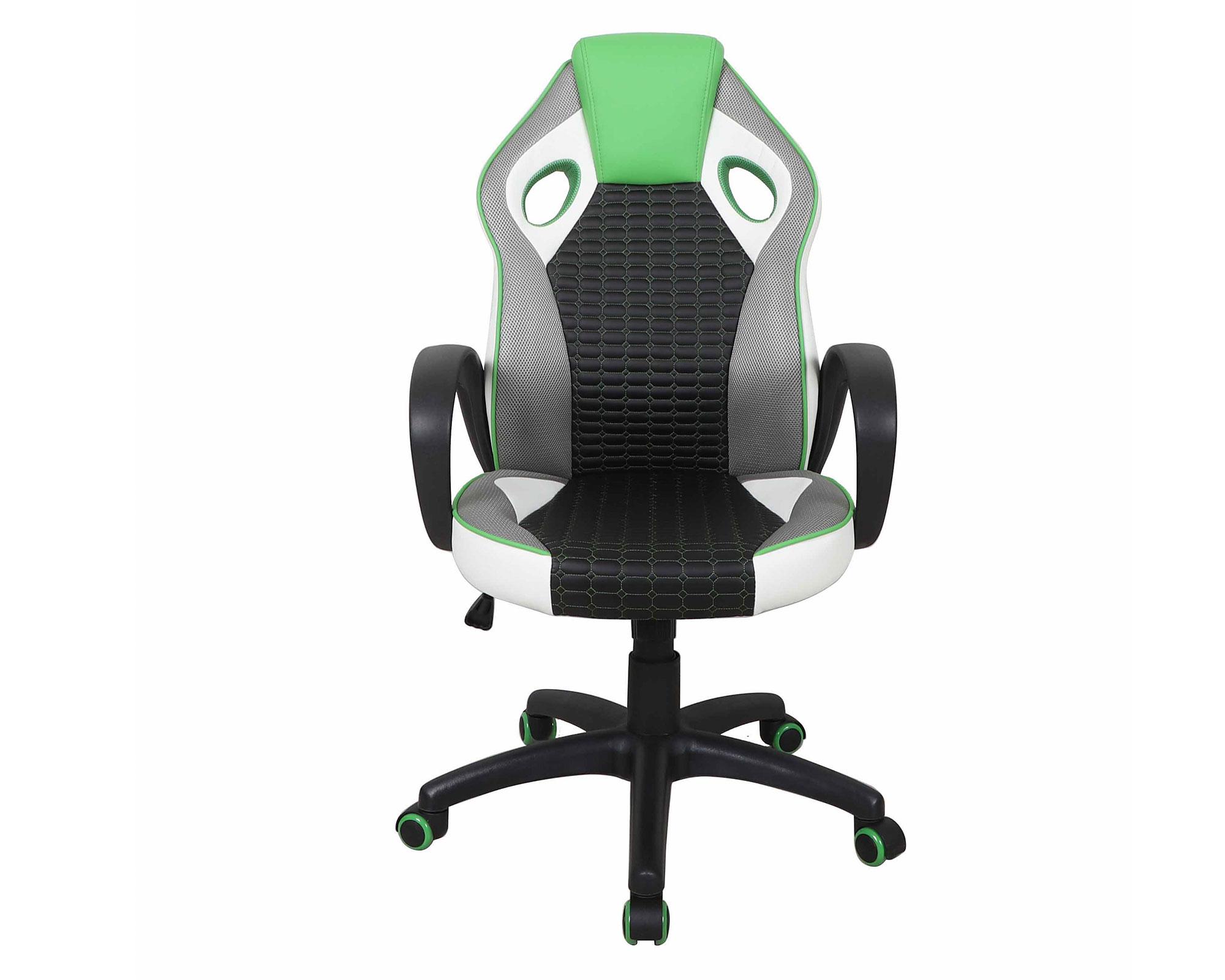 Silla gamer Tafari verde/negro/blanco-0