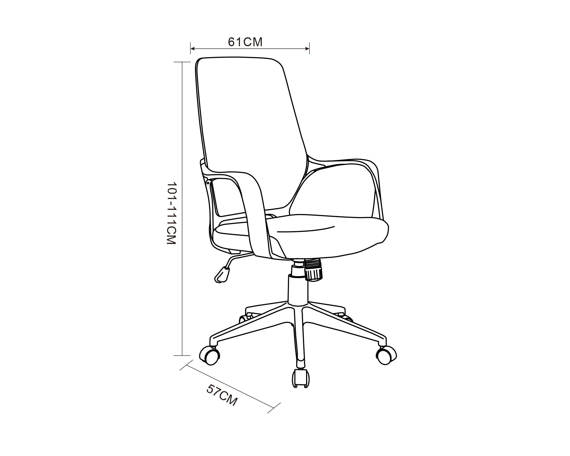 Silla PC Solange gris/blanco-4