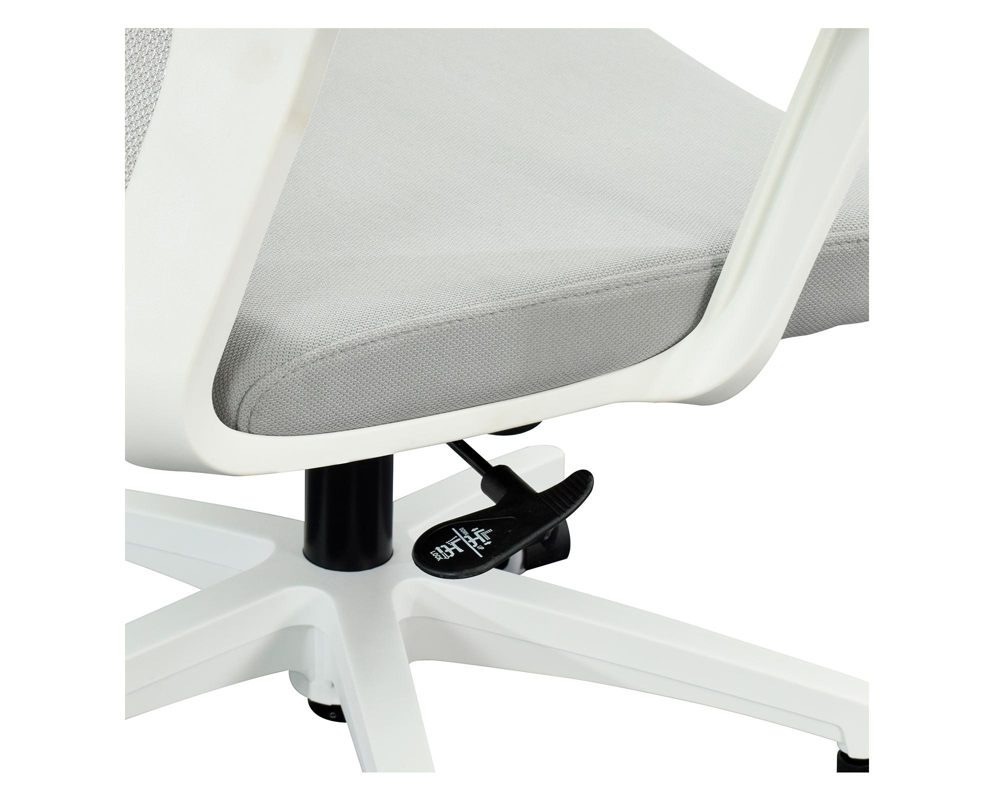 Silla PC Solange gris/blanco-2