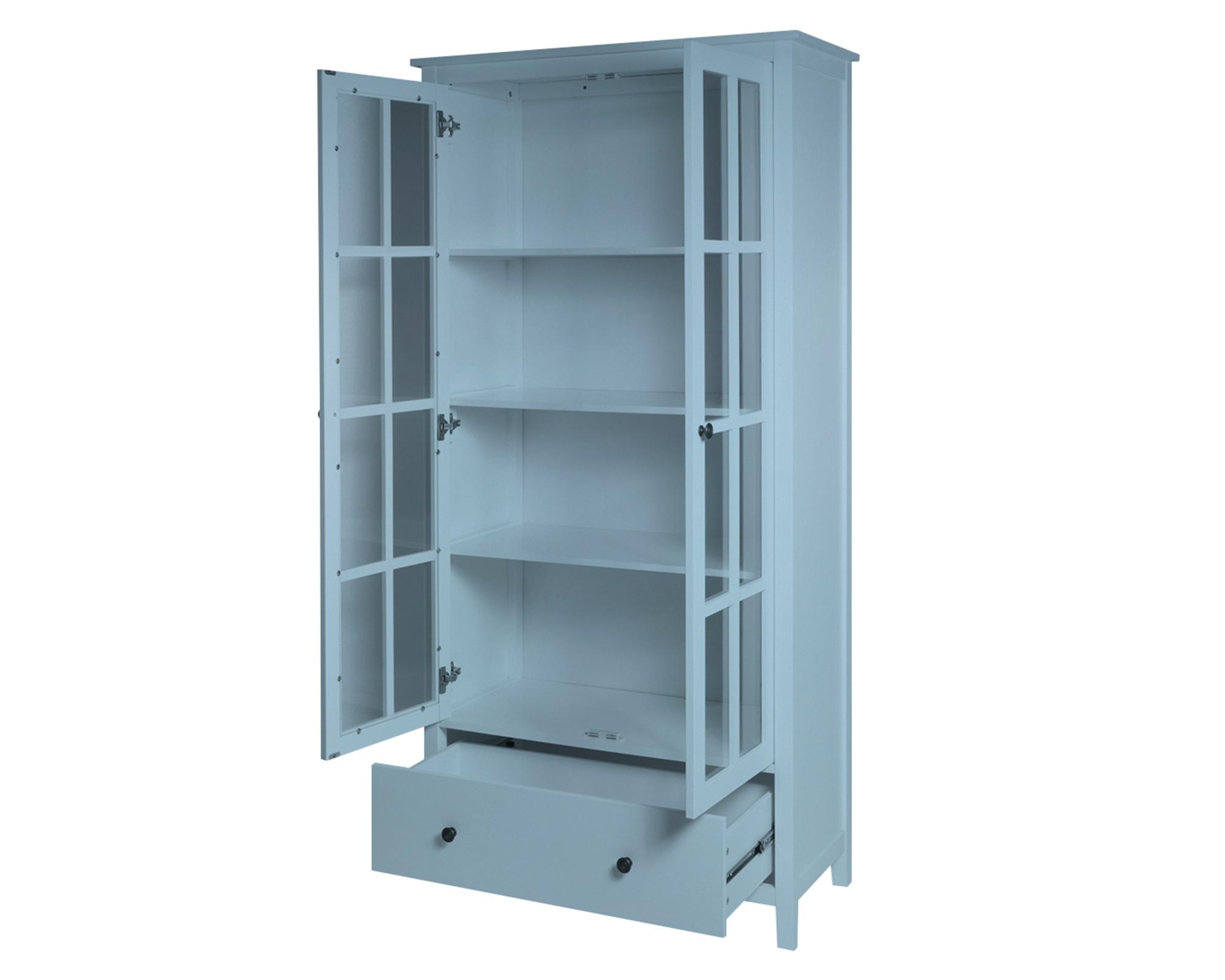 Vitrina Benedikt 2 puertas 190x94x44 cm-3
