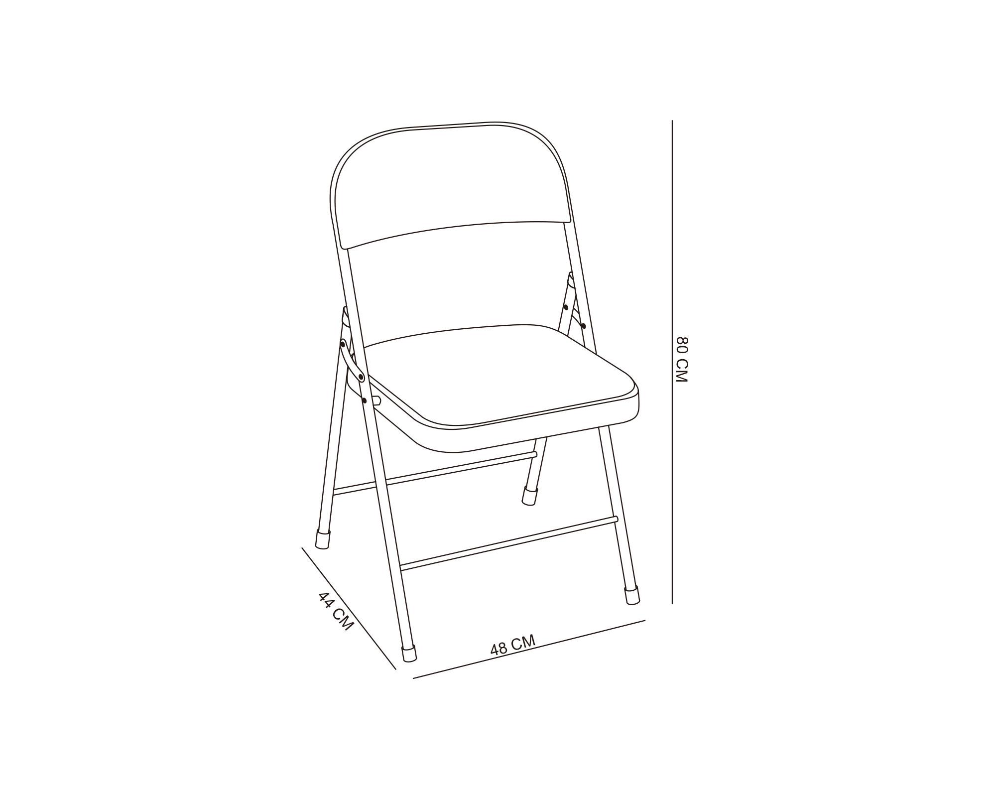 Silla Mango menta 80x44x48 cm-6