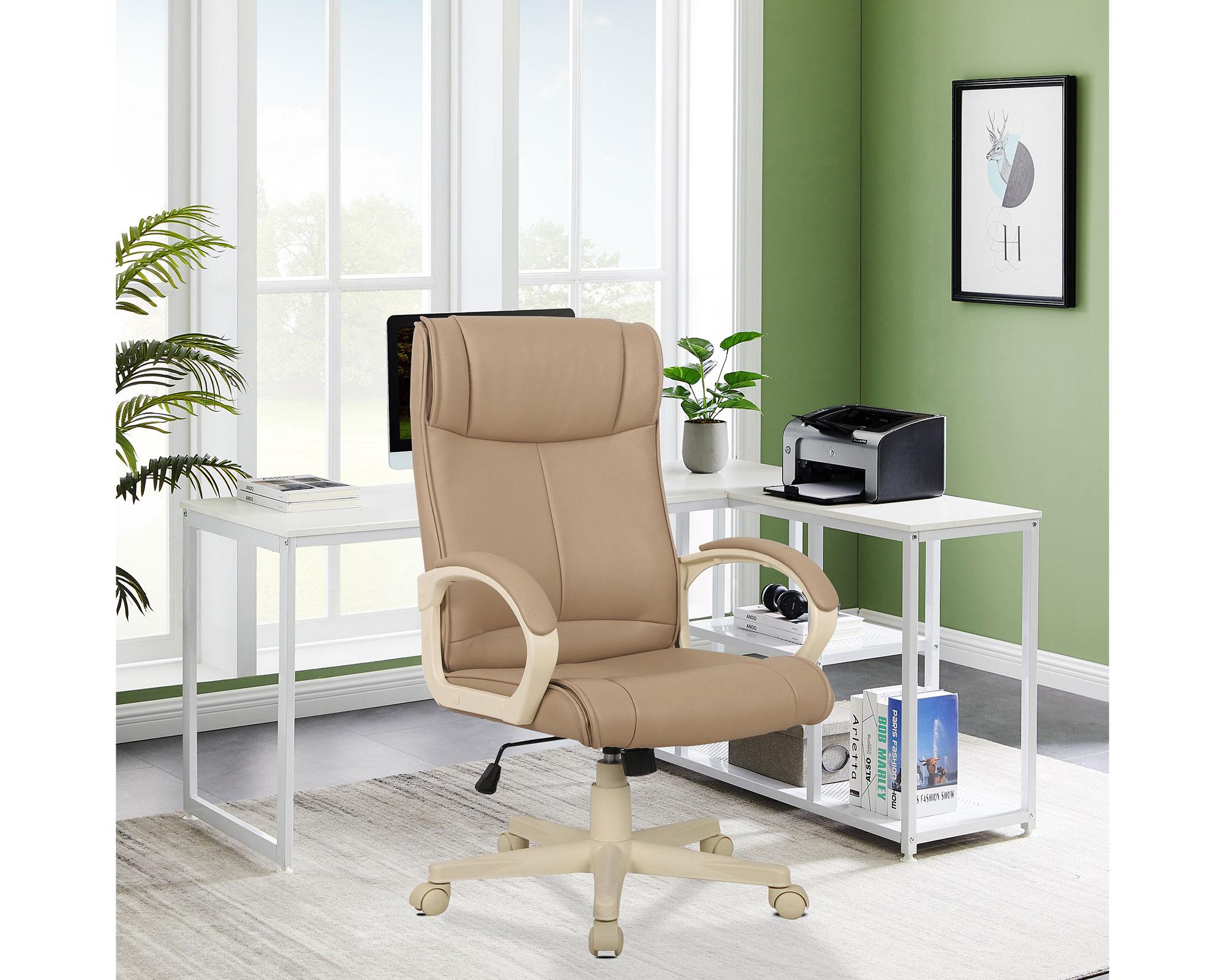 Sillón ejecutivo Michigan beige-4