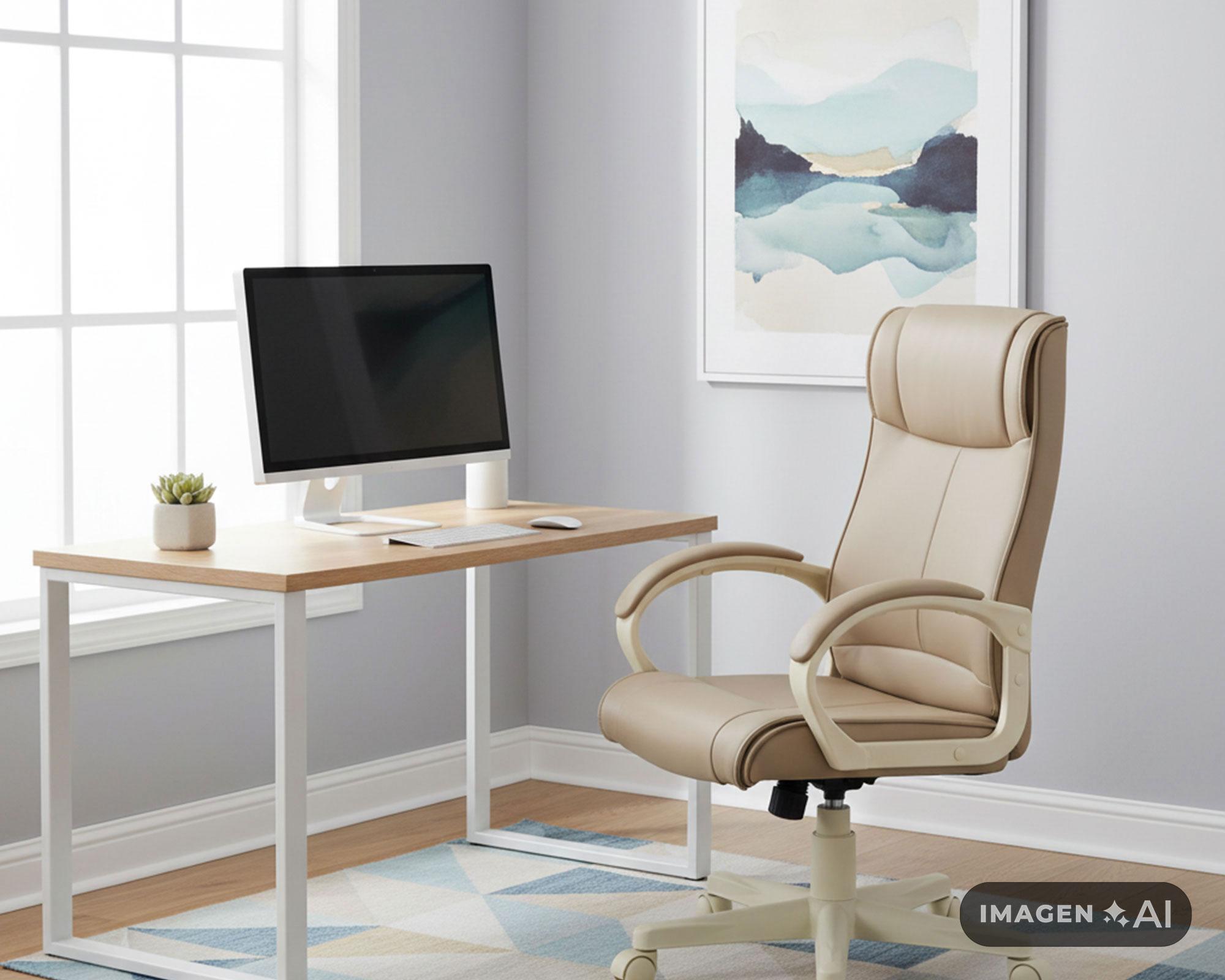 Sillón ejecutivo Michigan beige-4