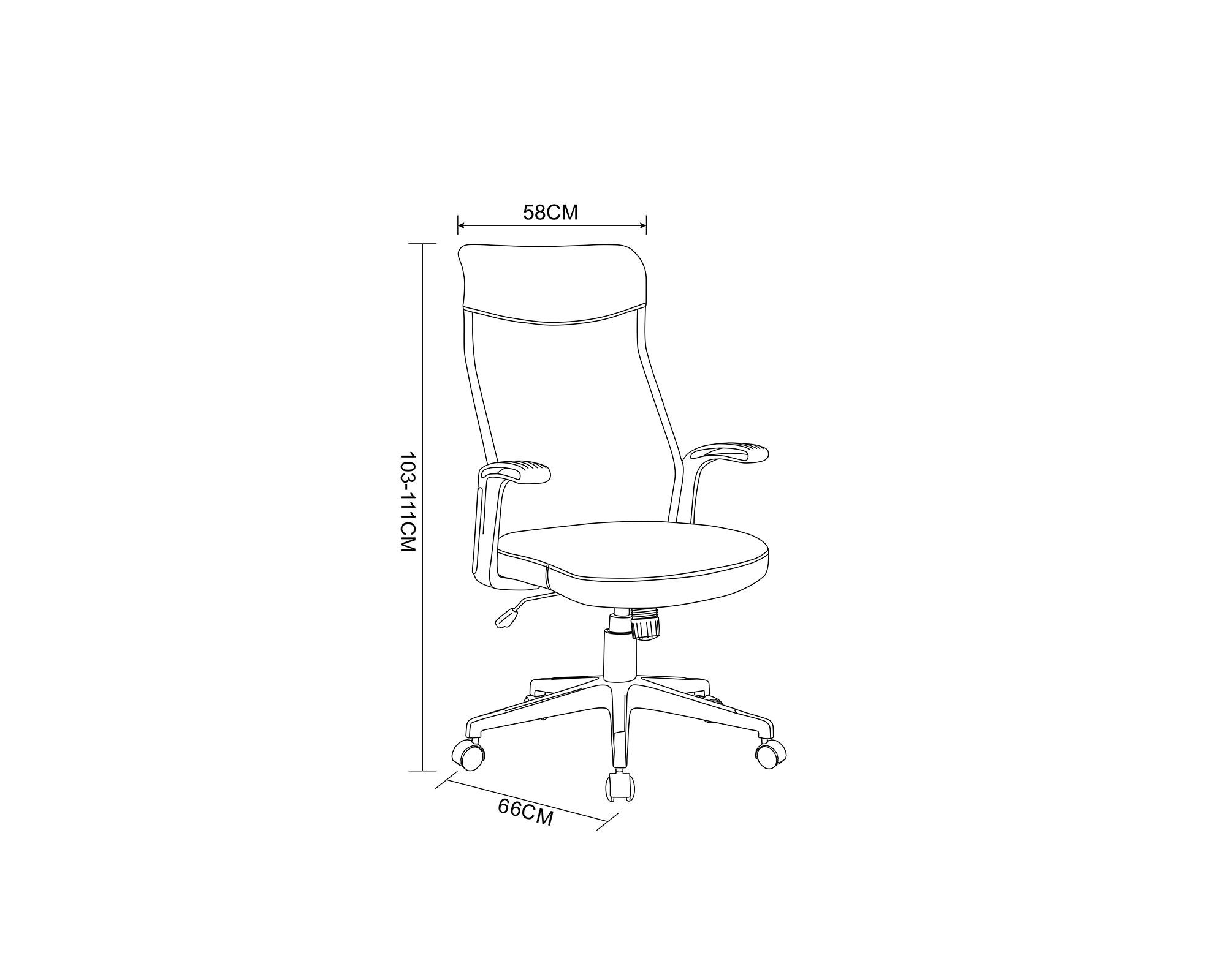 Silla ejecutiva Fabric sage green-6