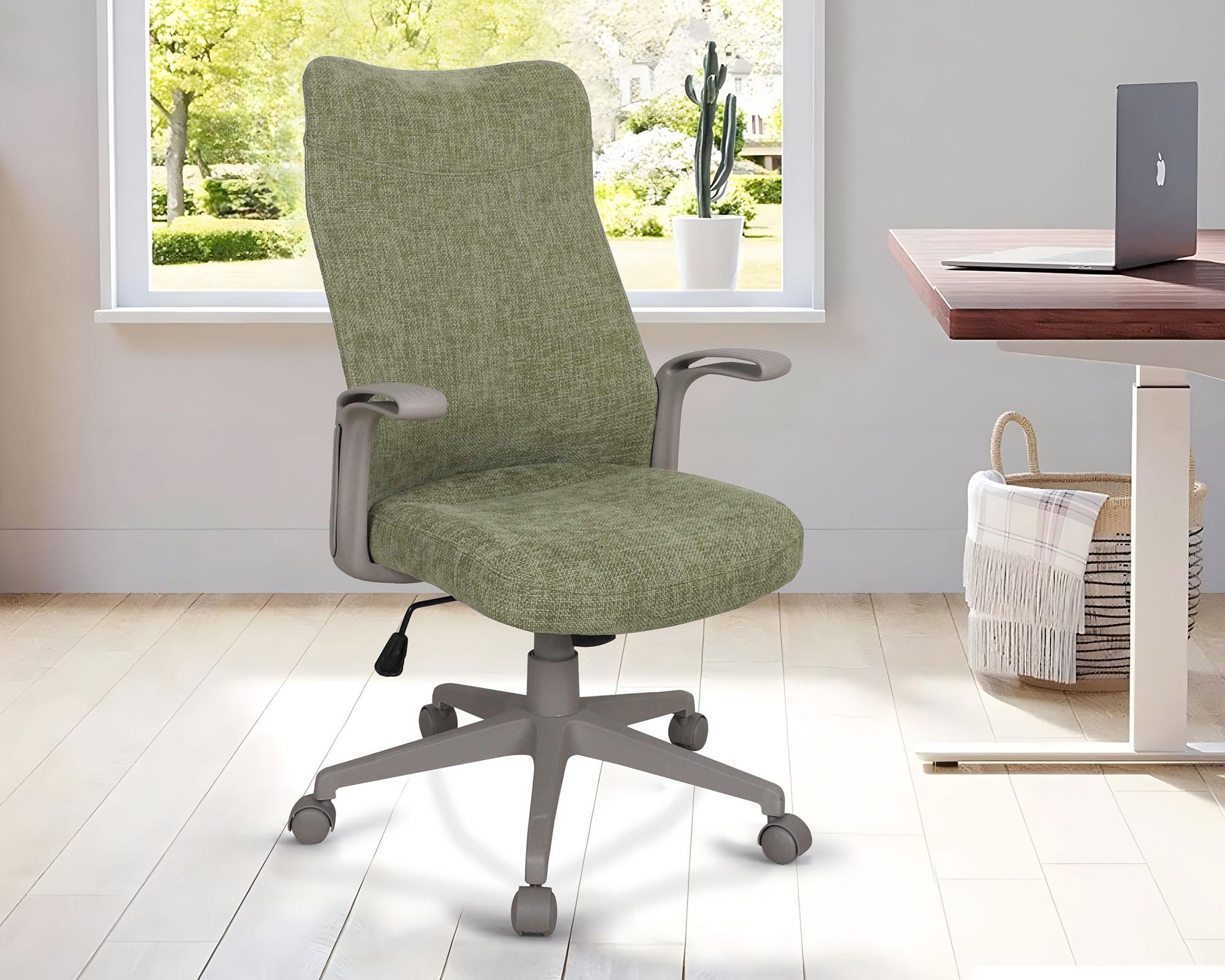 Silla ejecutiva Fabric sage green-4