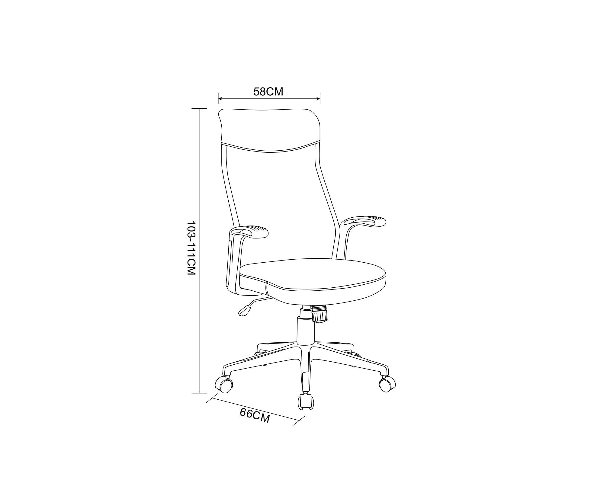 Silla ejecutiva Fabric beige-5
