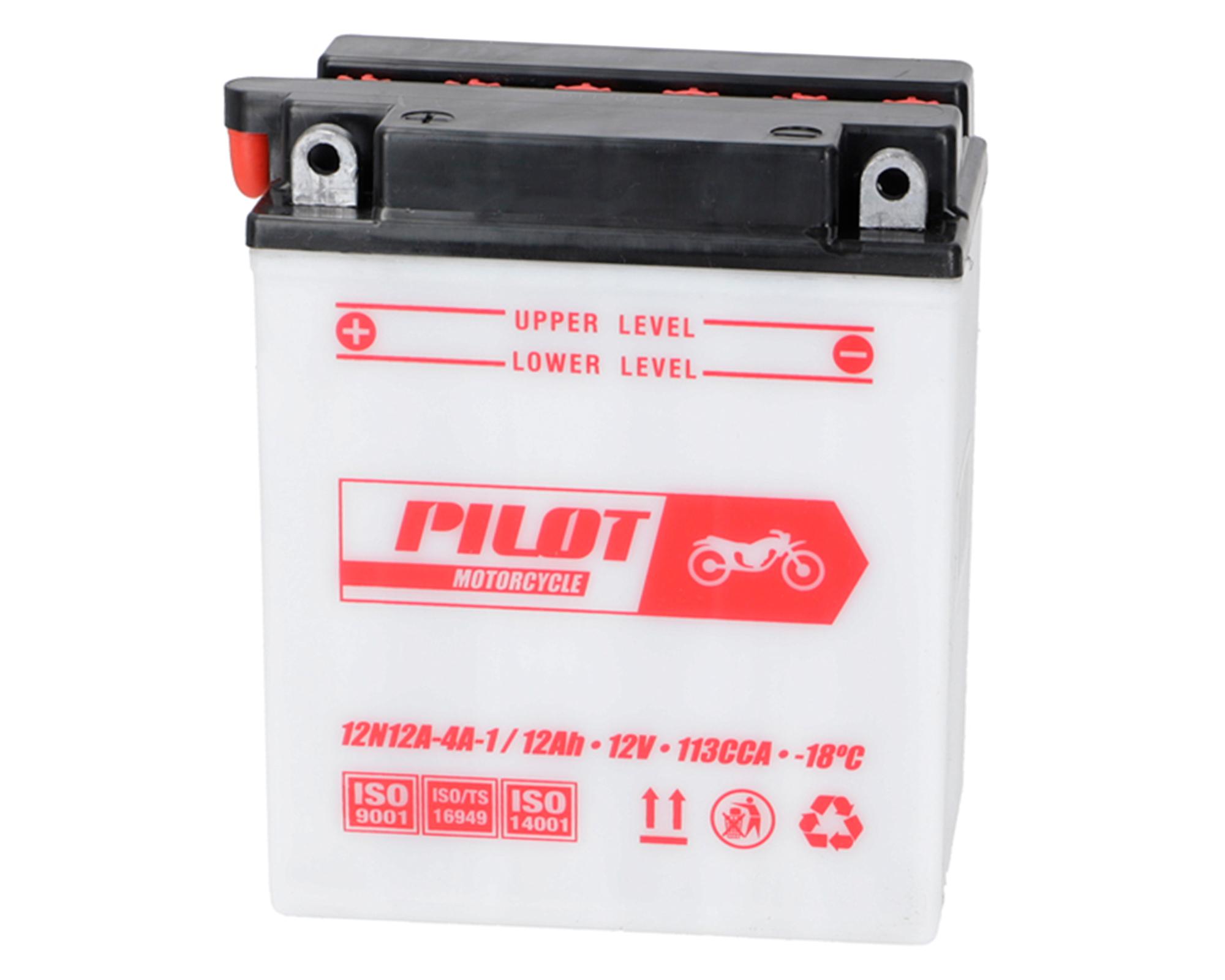 Batería para moto 12N12A-4A-1 12AH 113CCA-0